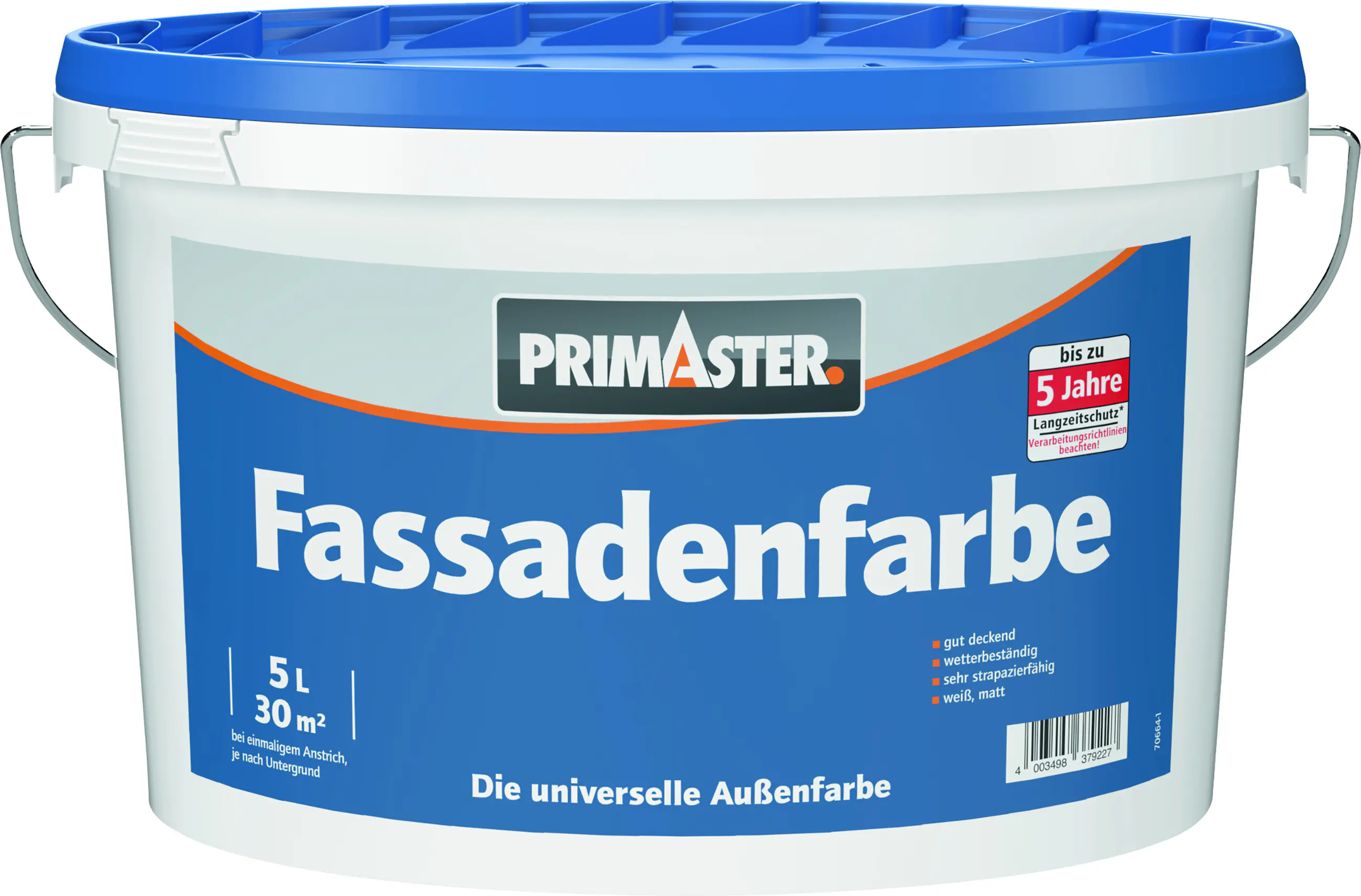 Primaster Fassadenfarbe 5 L weiß