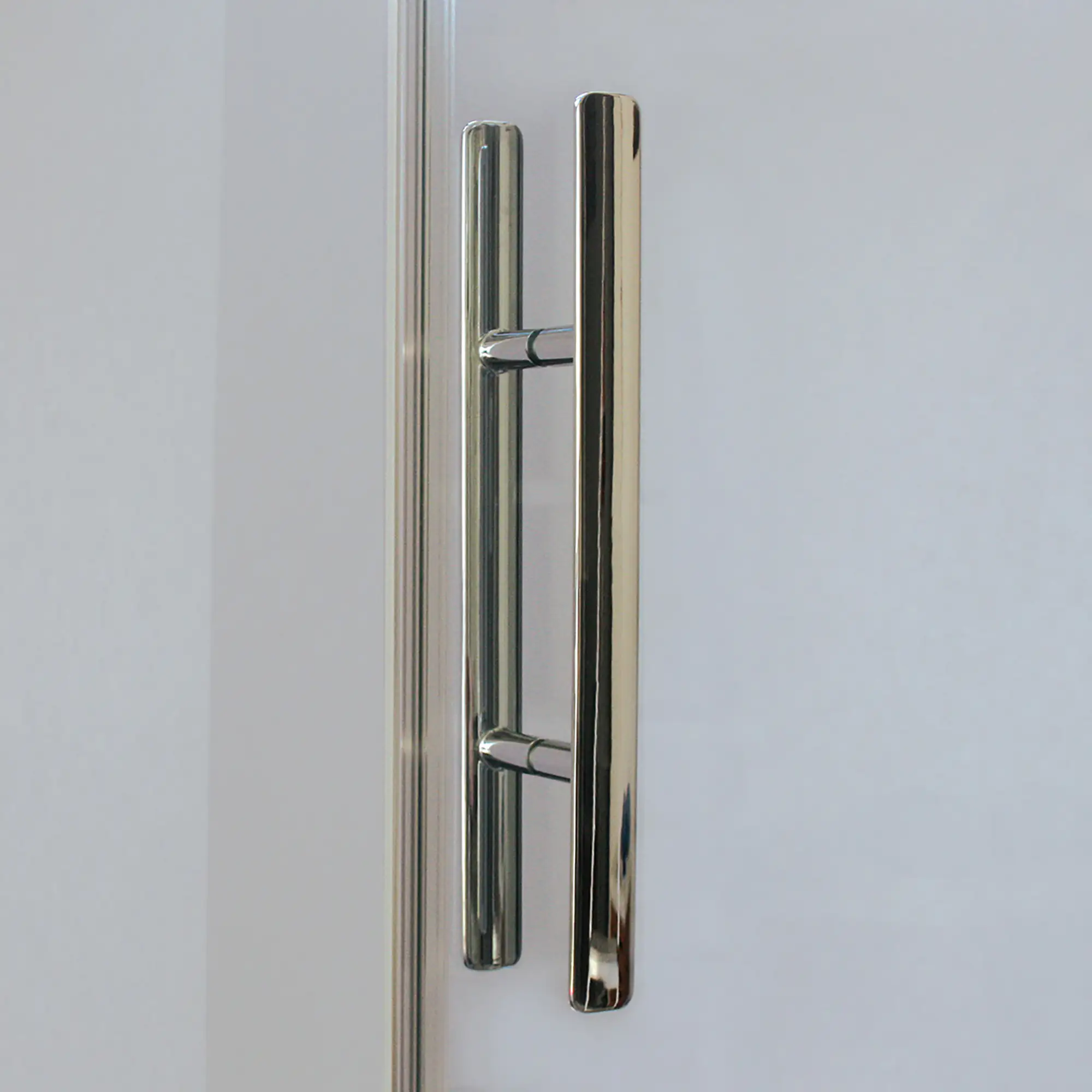 Breuer Europa Design Duschtür zu Glaswand 90 x 200 cm, rechts, alu chromeffekt, Klarglas hell