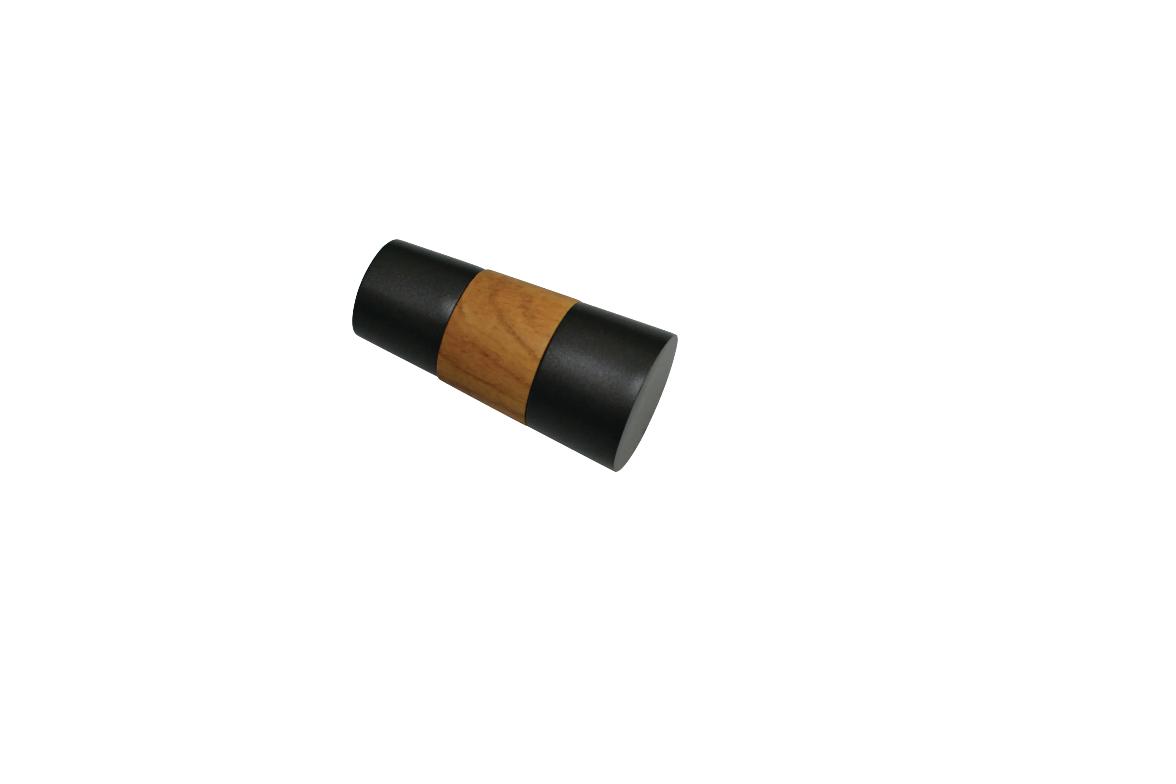 Gardinia Endstück für Gadinenstange Konus für Ø 16-19 mm schwarz-Holzoptik