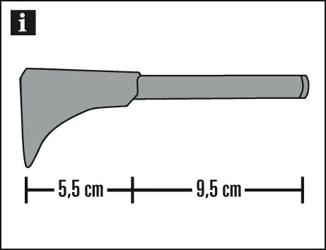 Gardinia Träger Universal Chicago edelstahl-optik, Ø 20 mm, 15 cm