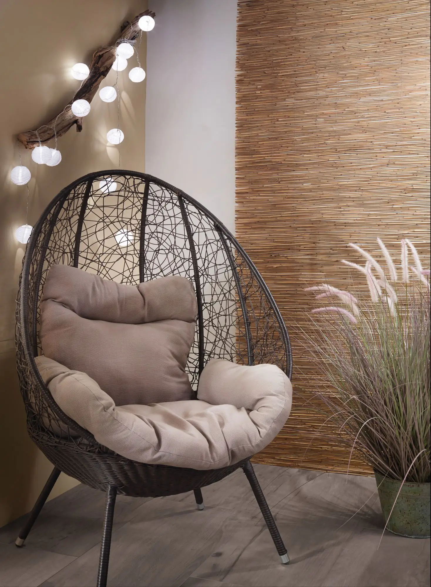 Paulmann LED Akku-Lichterkette Lampion weiß warmweiß 7 Lampions