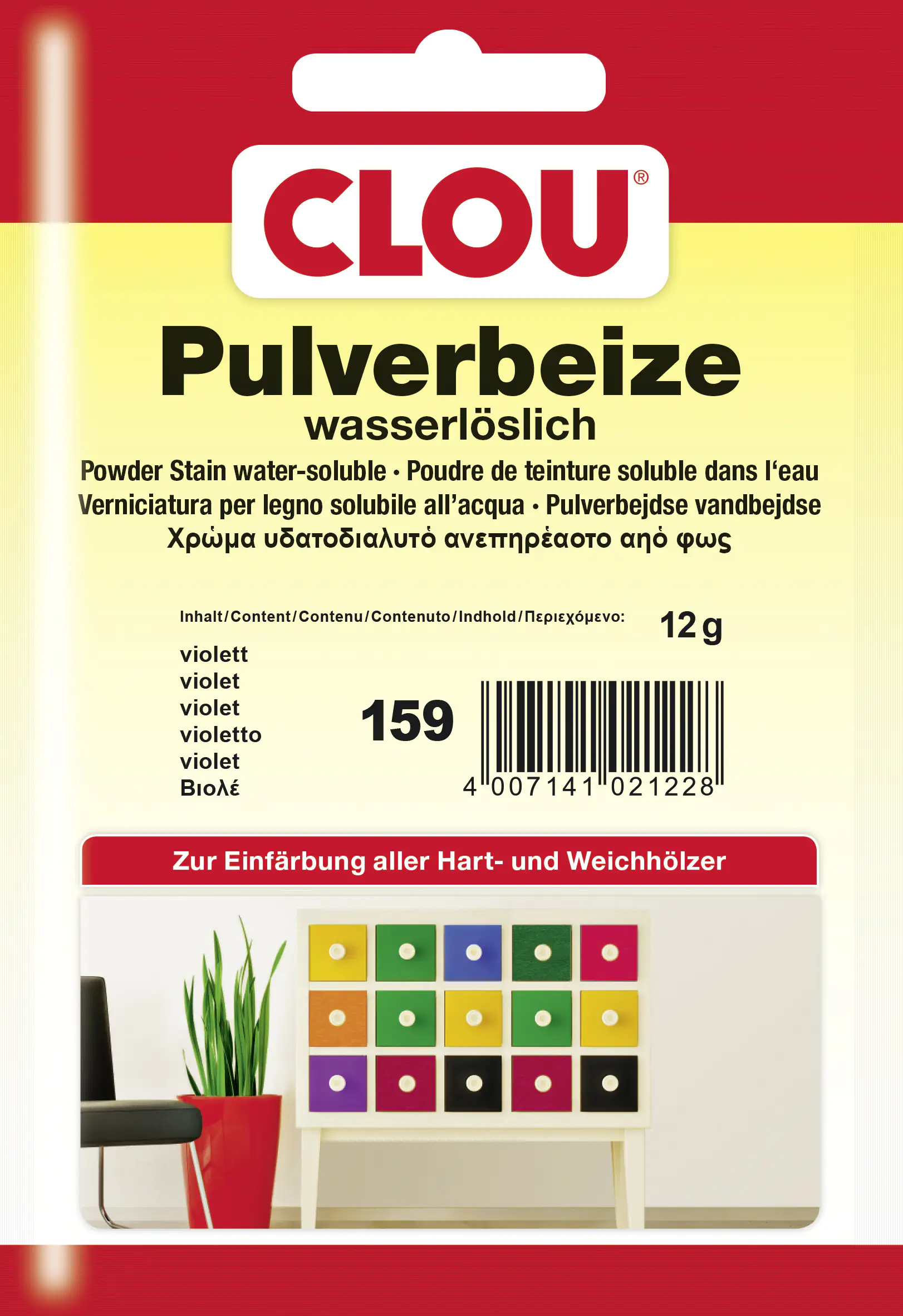 Clou Pulverbeize 12 g violett