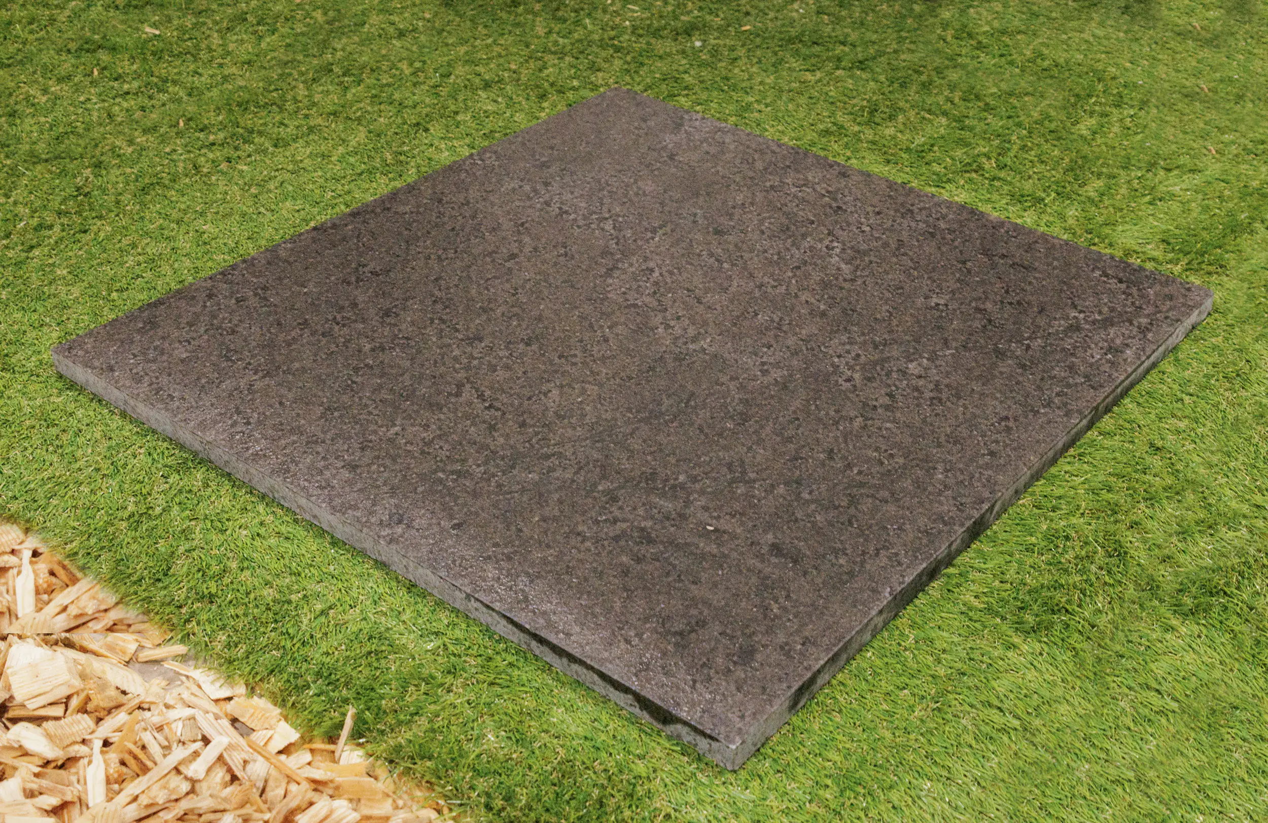 TrendLine Terrassenplatte Carbon Black 60 x 60 x 2 cm schwarz