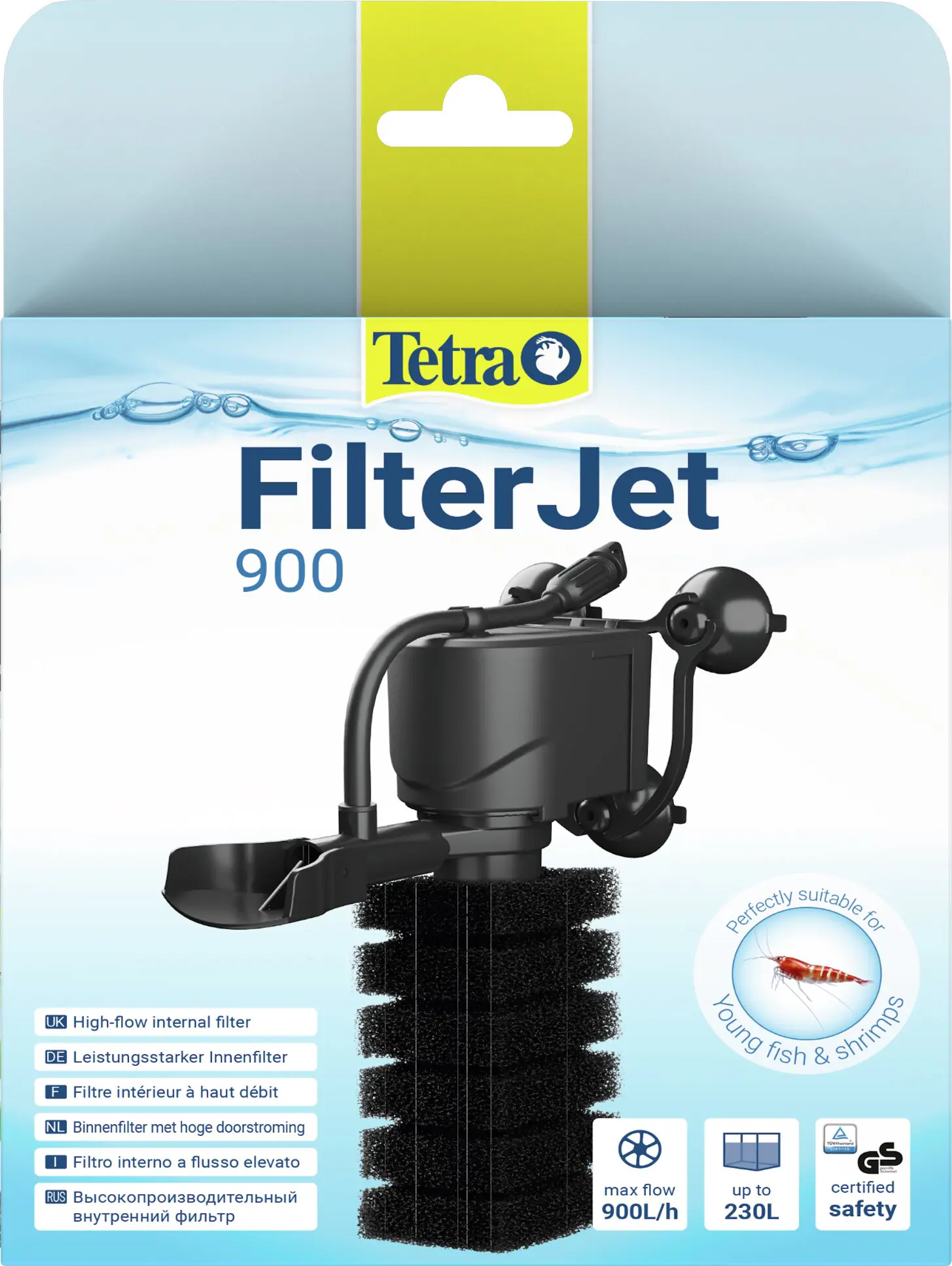 Tetra Innenfilter FilterJet 900 für Aquarien bis 170 - 230 L