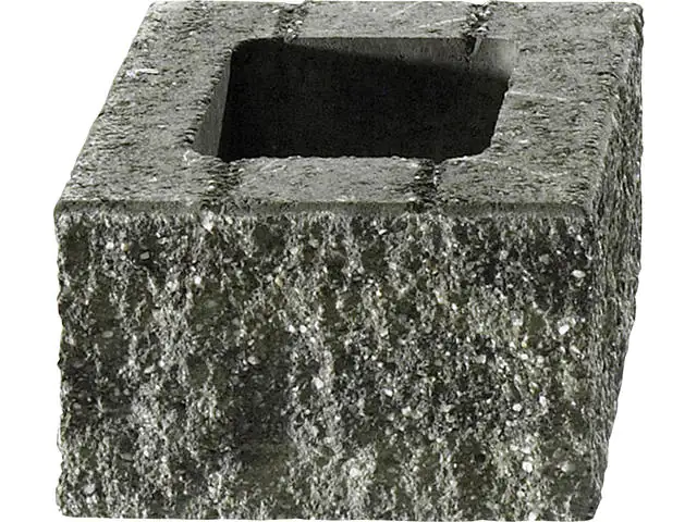 Kann Hochbeet-Set 2 Bruchstein 200 x 125 x 81 cm grau