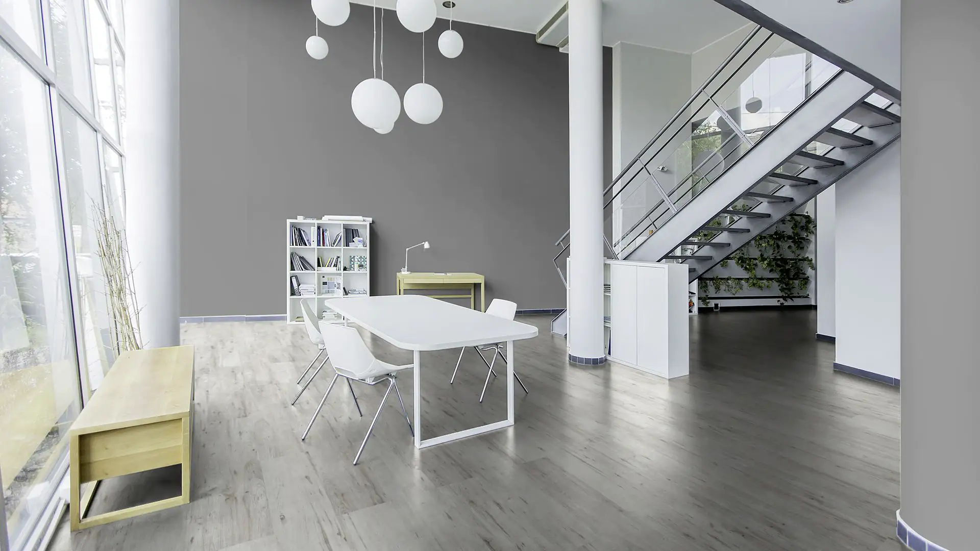 Classen Laminat 7 mm 4V 128,6 x 19,4 cm 7 mm Eiche grau rustikal