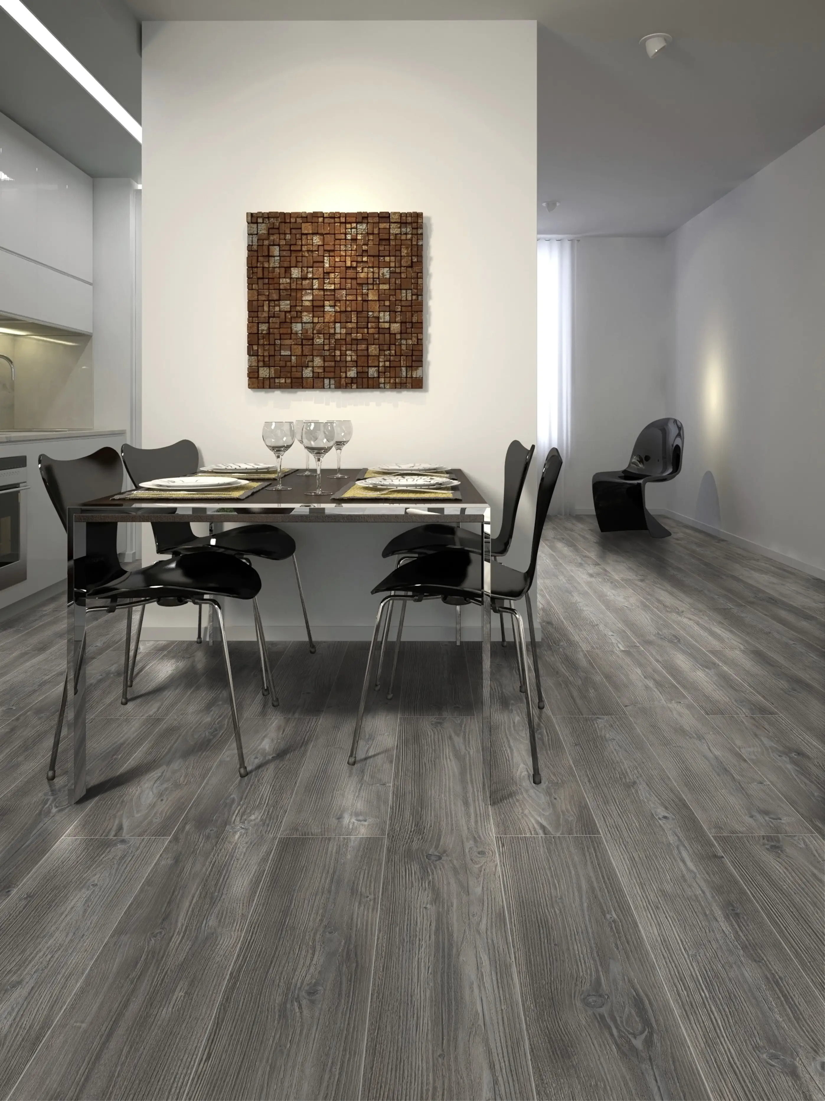 Classen Laminat 7 mm 4V 128,6 x 19,4 cm 7 mm Kiefer grau