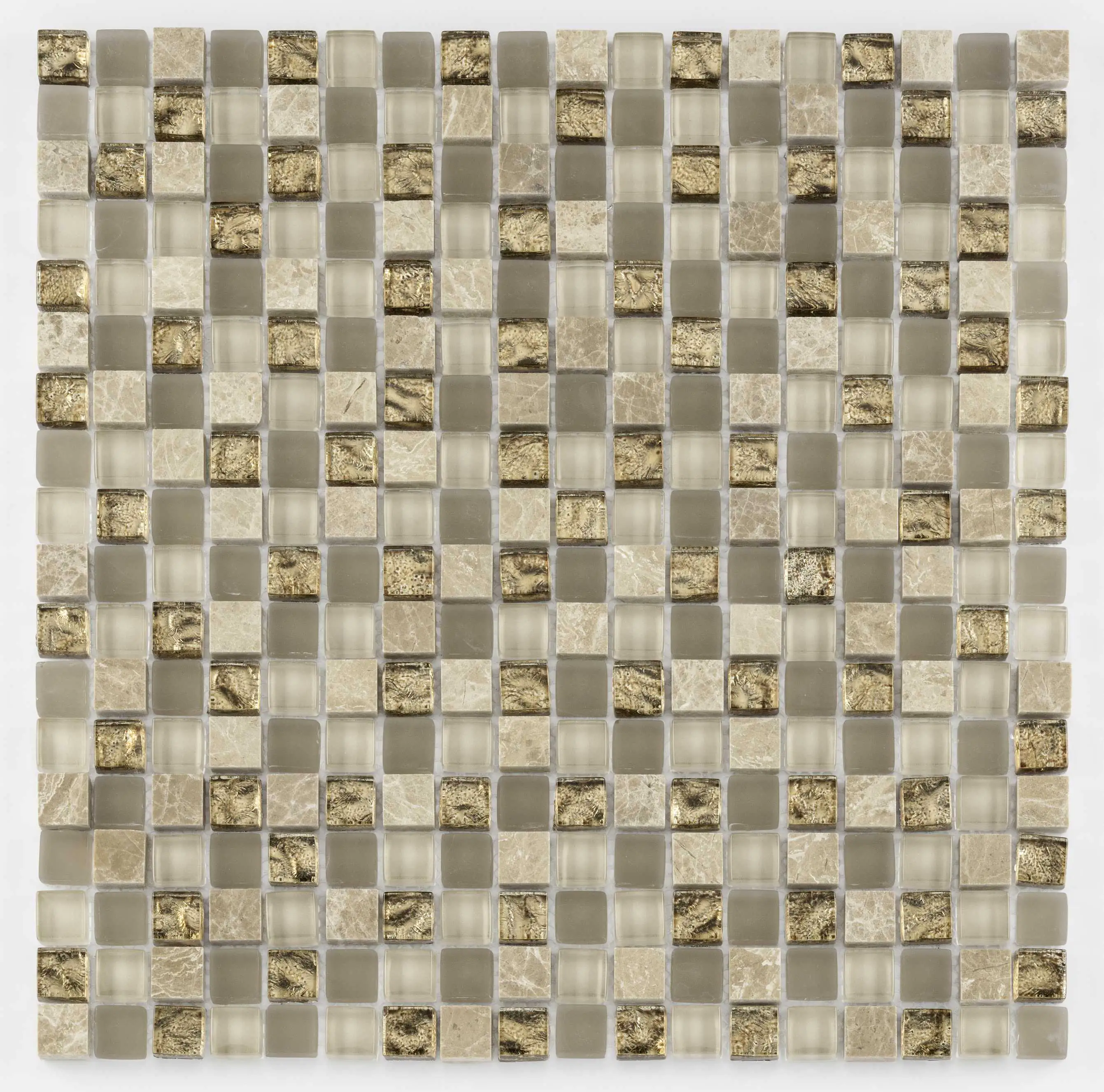 Mosaikfliese Rustica Mini 30 x 30 cm creme Steinmaß: ca. 1,5 x 1,5 cm