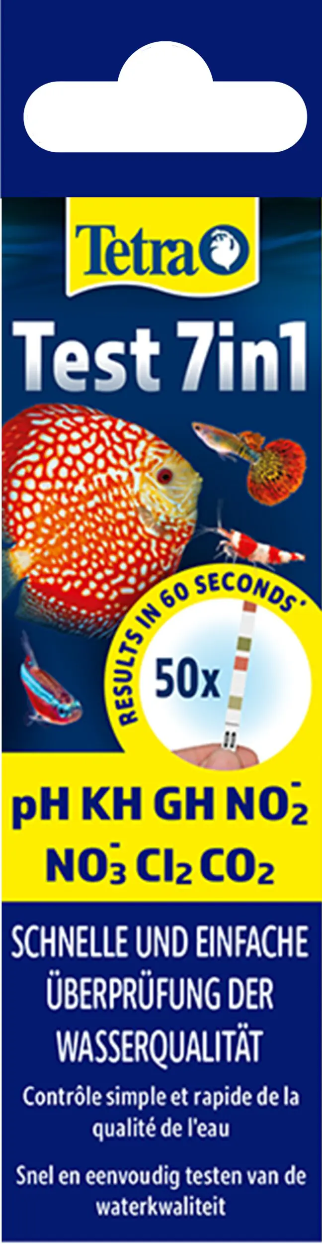 Tetra Aquariumwassertest 7in1 50 Teststreifen