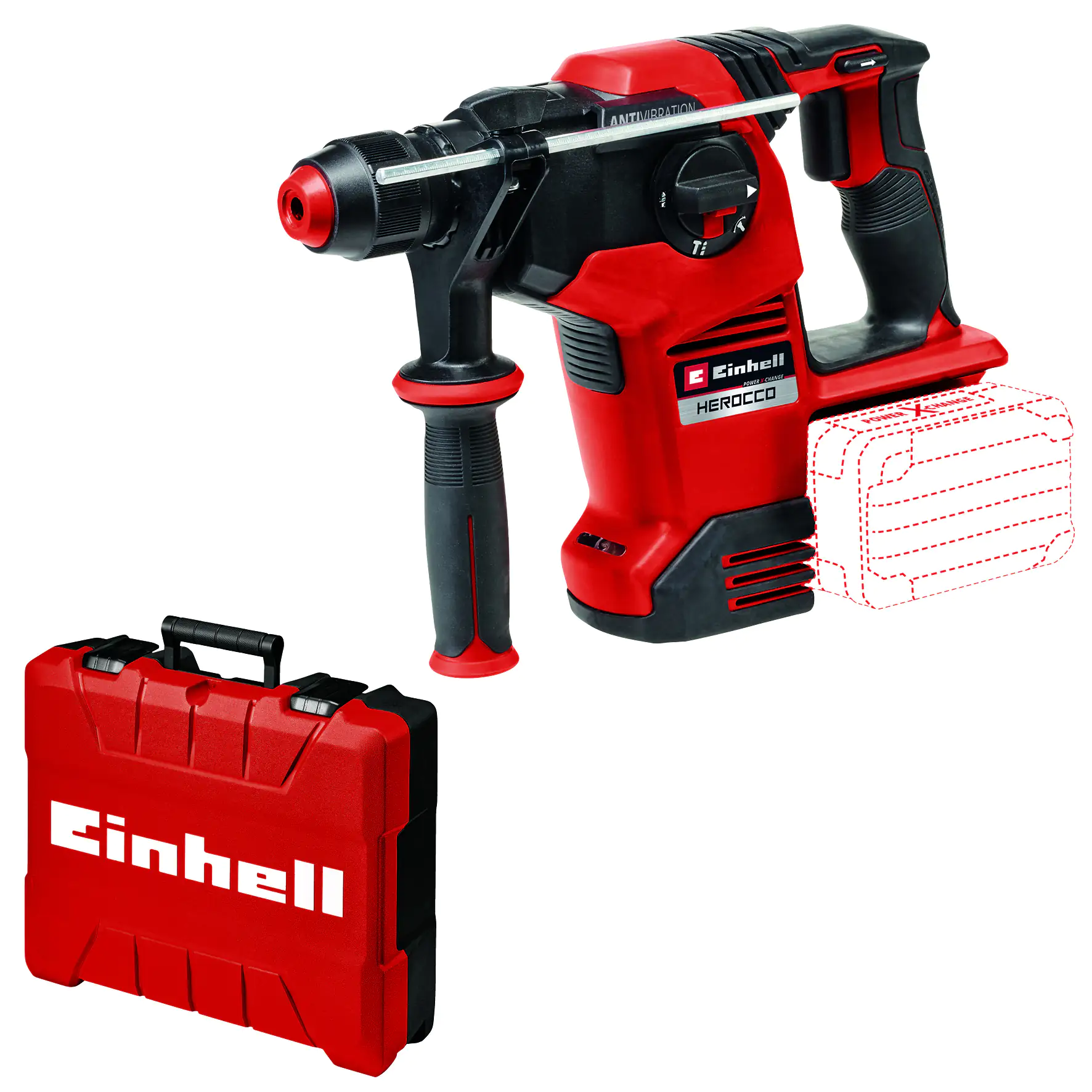 Einhell Akku-Bohrhammer Herocco 36/28 Solo 18 V