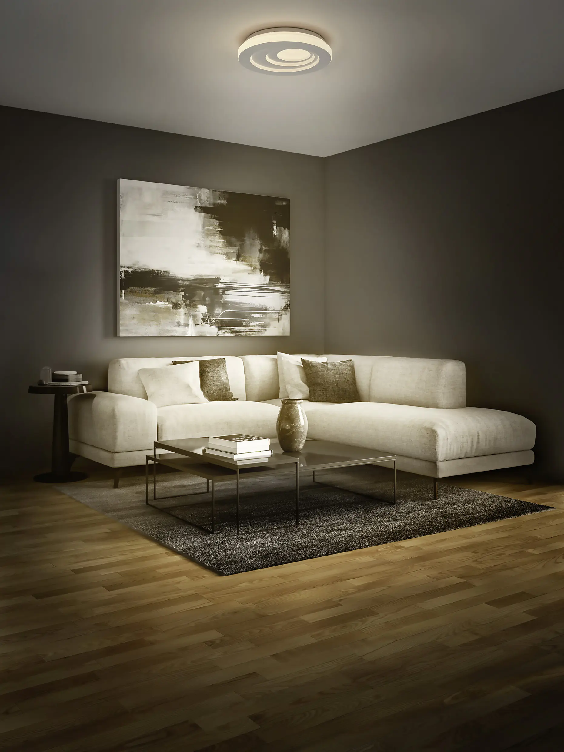 Osram LED-Deckenleuchte Orbis Iris 3Layer Ø39 cm 48 W weiß warmweiß