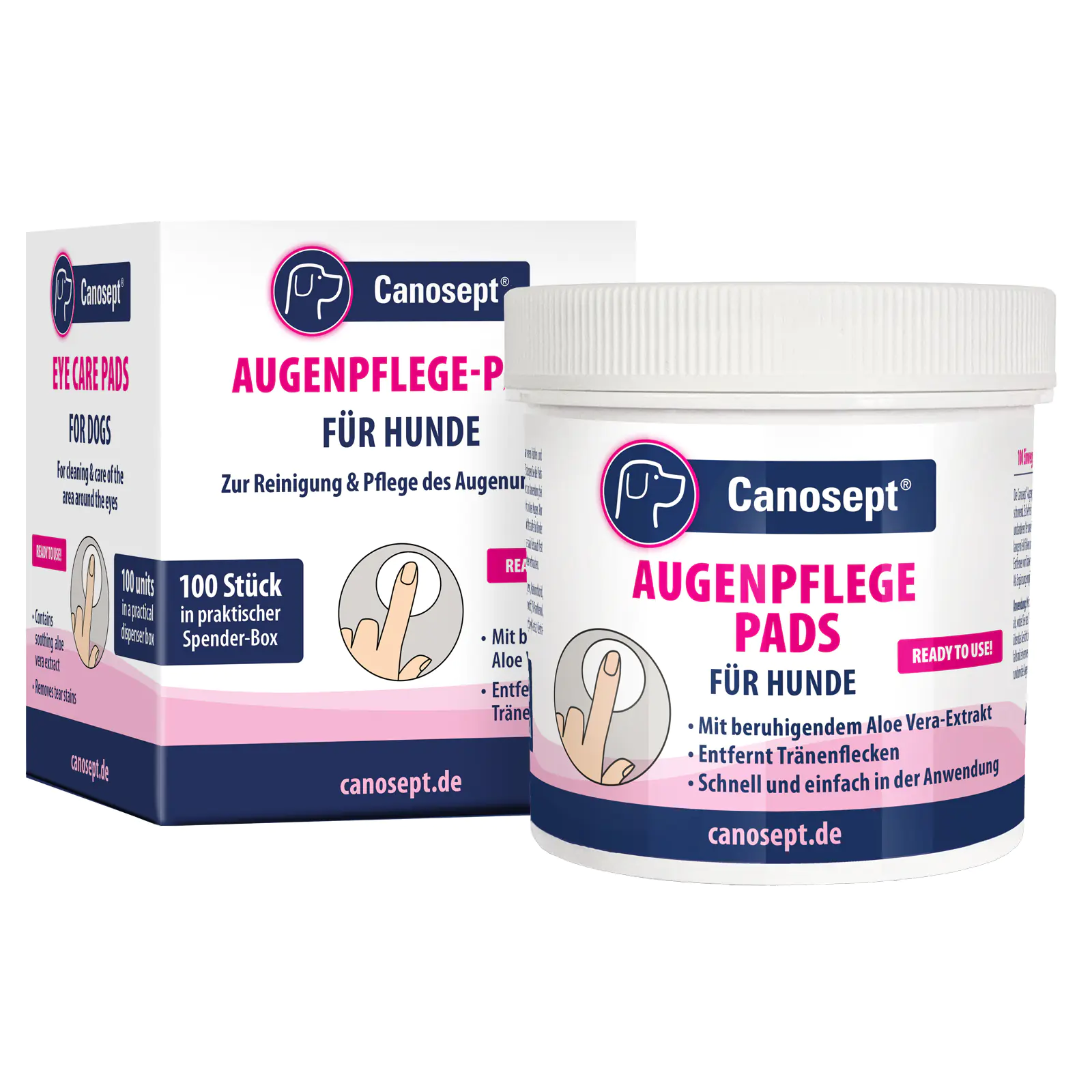 Canosept Augenpflege-Pads für Hunde 100 Stück