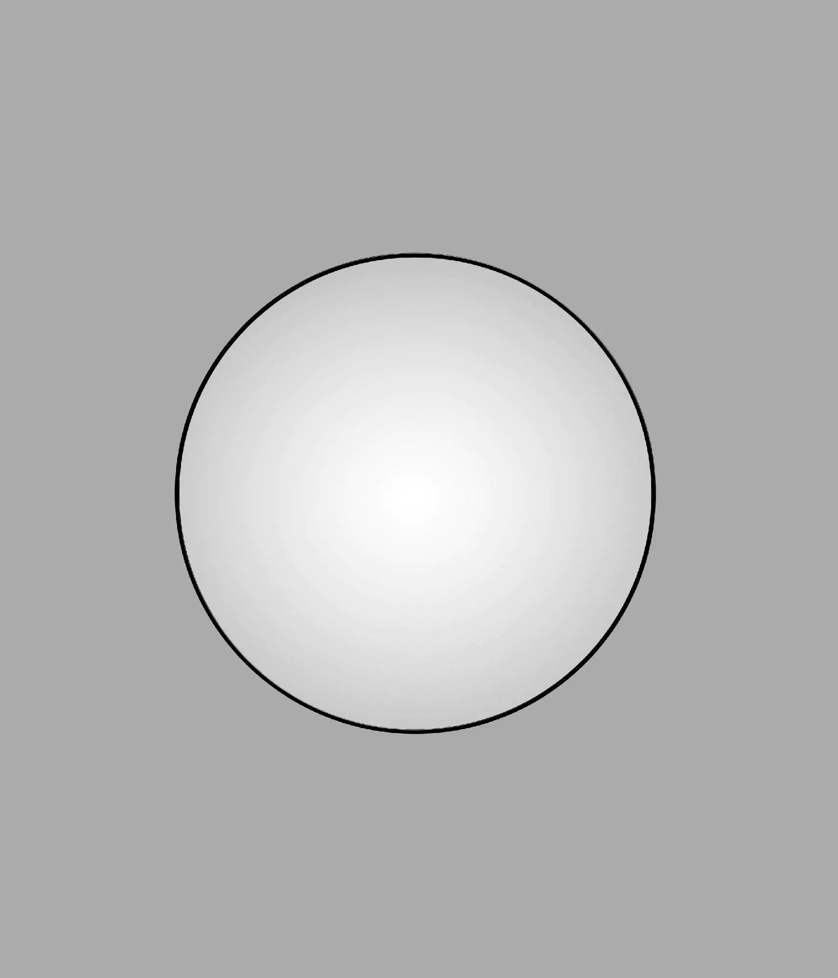 DSK Design Spiegel Silver Globo Ø120 cm, schwarz
