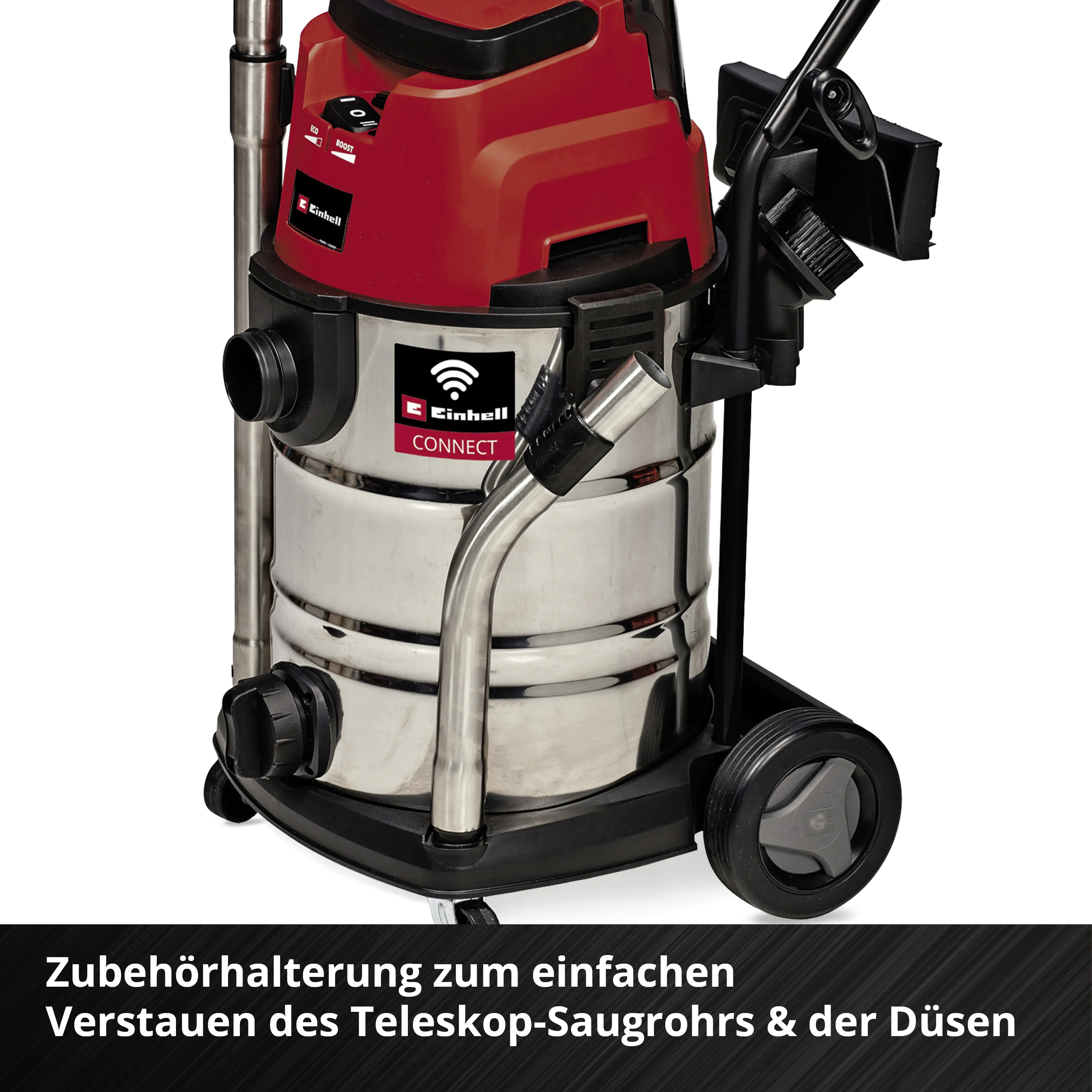 Einhell Professional Akku-Nass-Trockensauger TP-VC 36/30 S Auto Solo 36 V