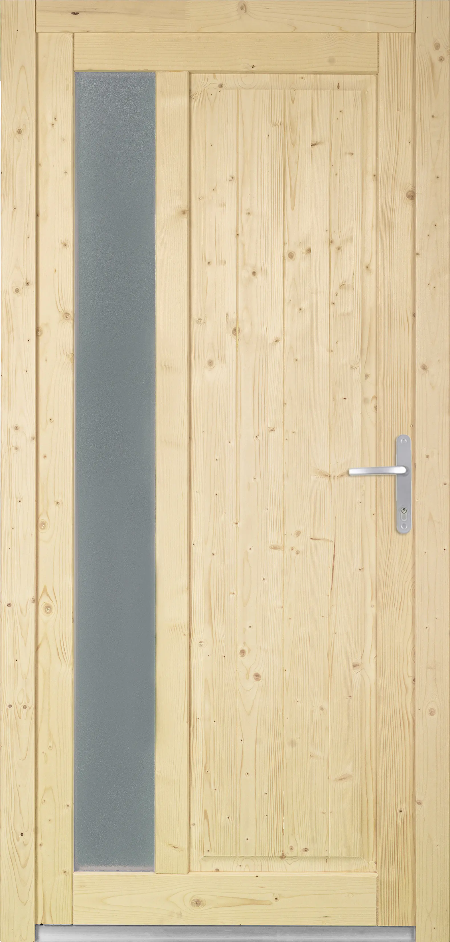 Panto Nebeneingangstür Holz 510 98 x 198 cm DIN rechts