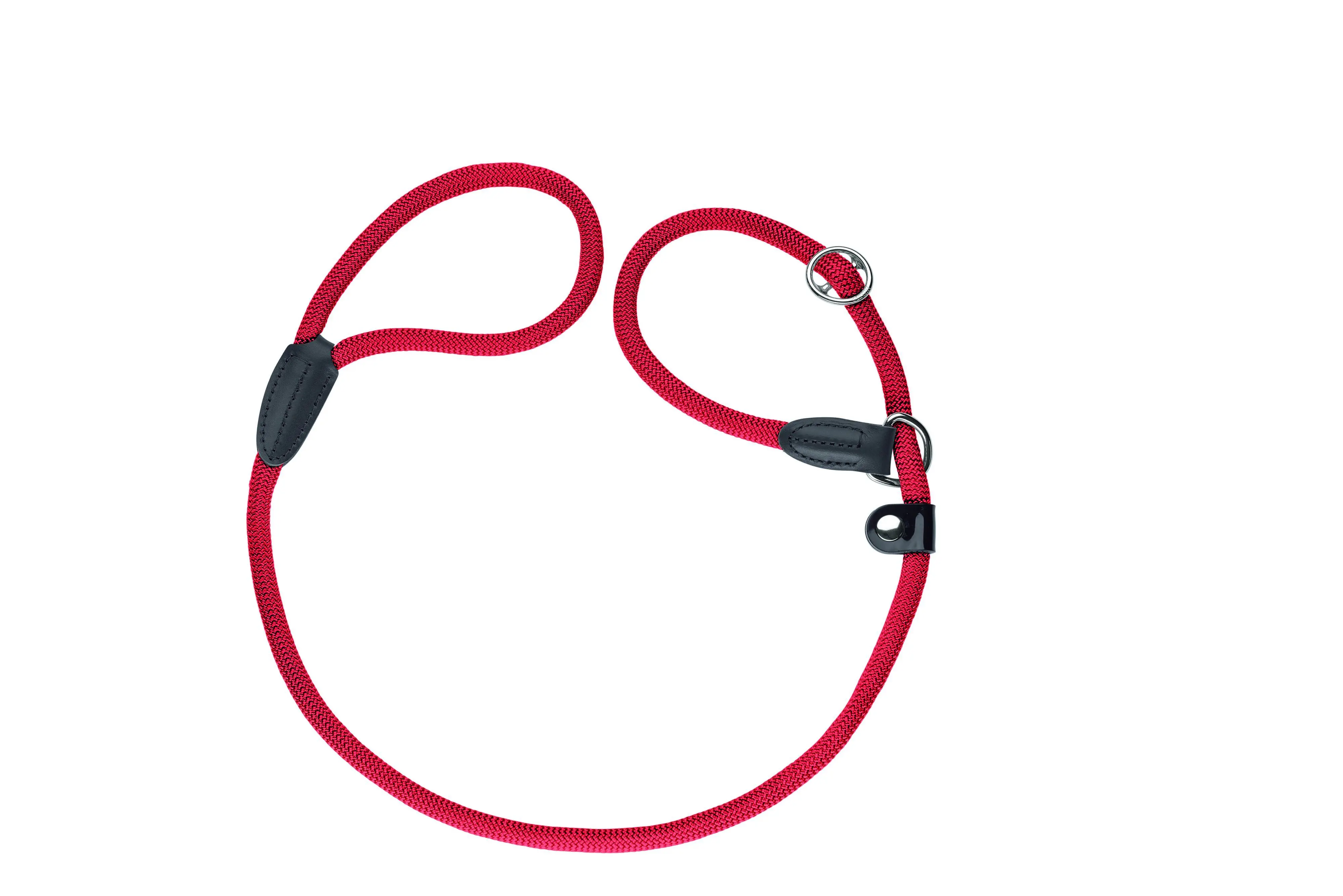 Hunter Hundeleine Freestyle mit Halsung 1,7 m x 1 cm rot