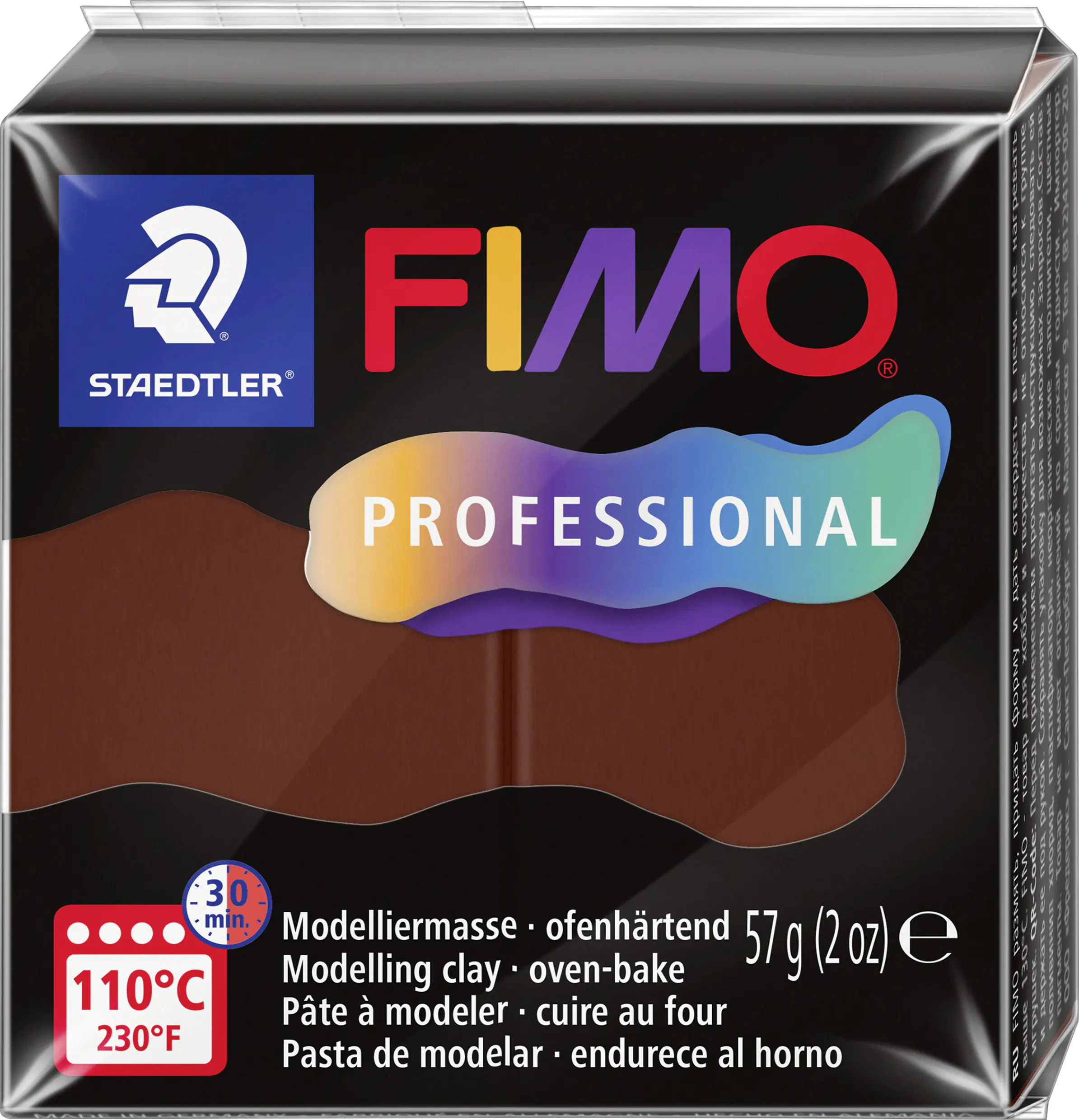 Fimo Modelliermasse professional schoko 57 g