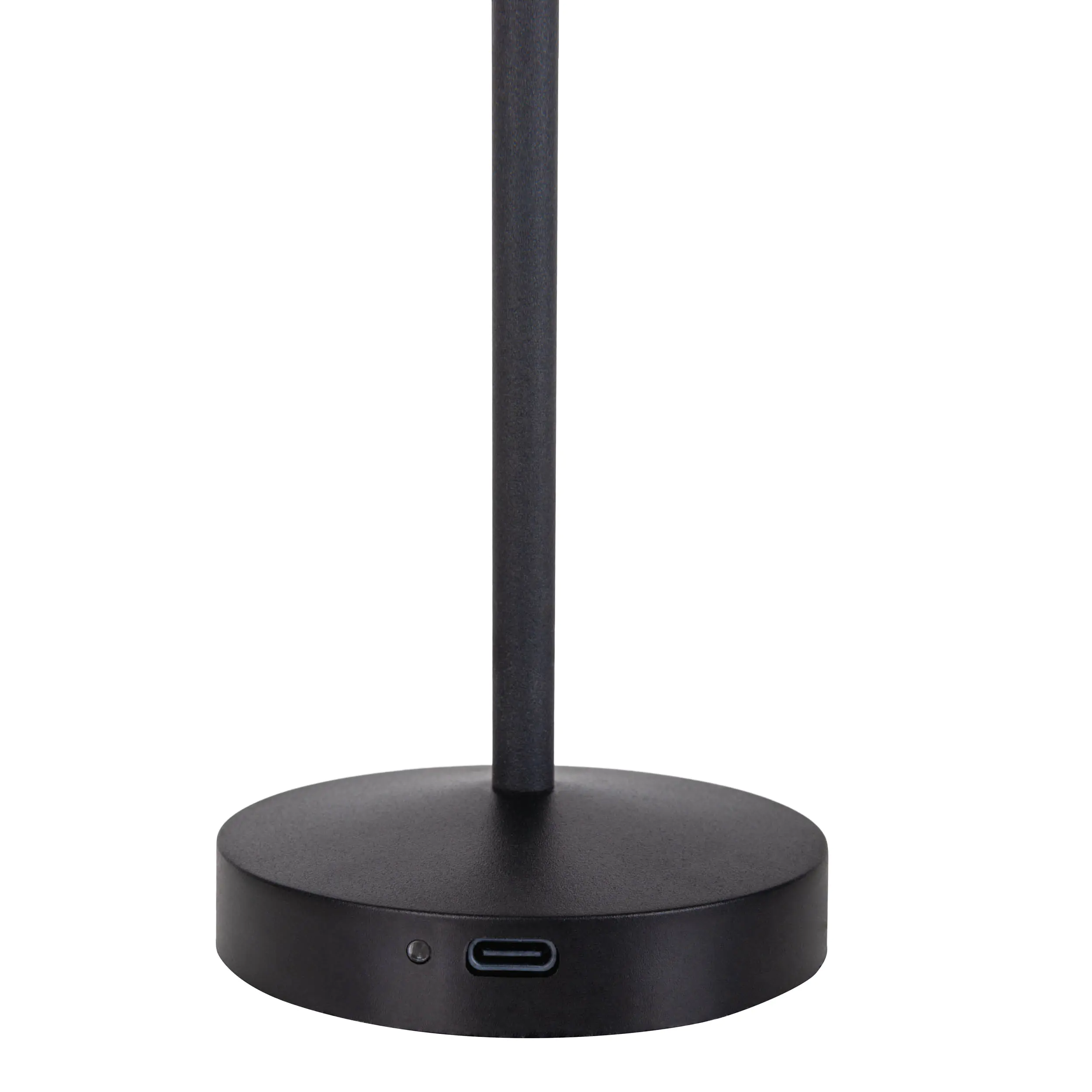 Light & More LED Akku-Tischleuchte Gomba schwarz dimmbar