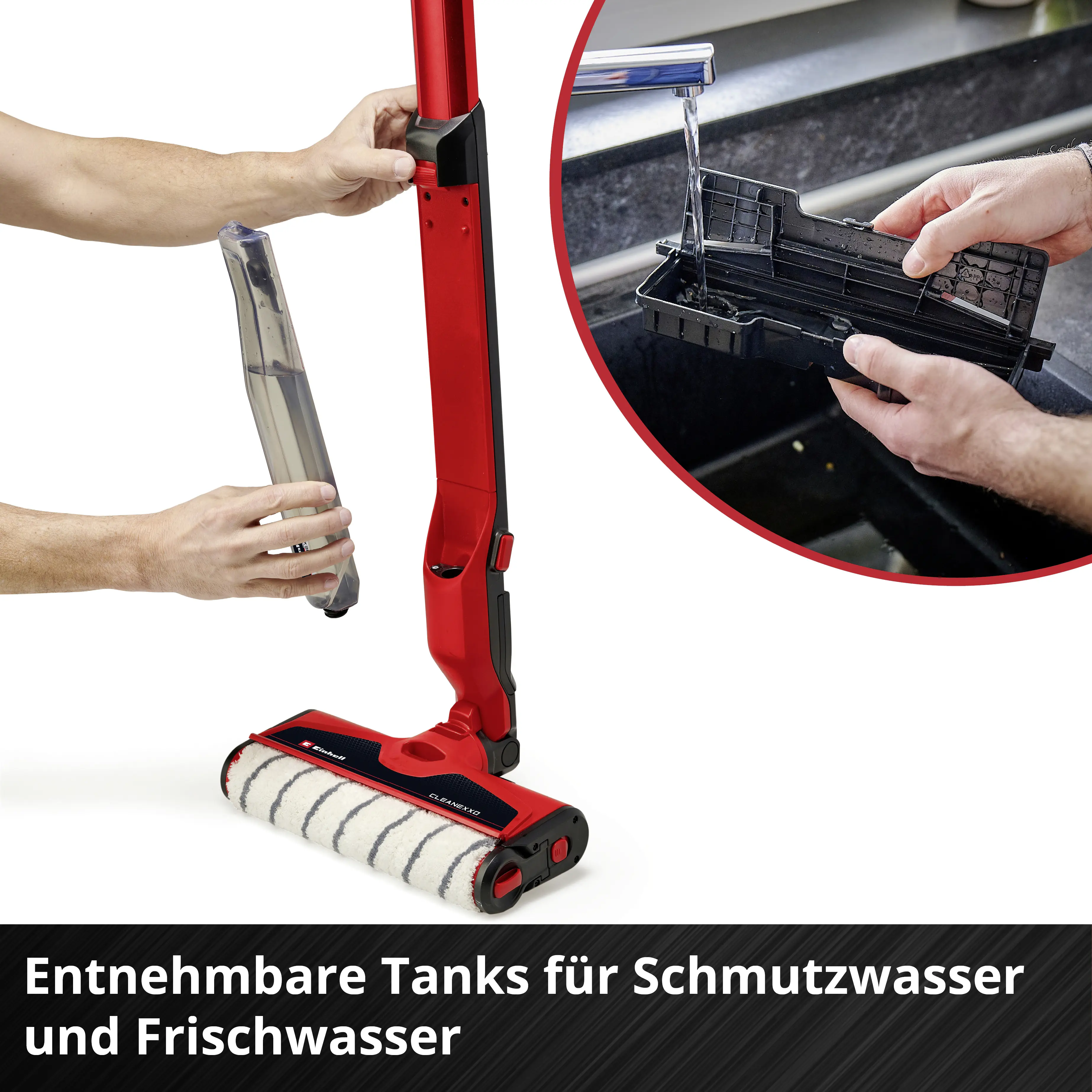 Einhell Expert Akku-Hartbodenreiniger CLEANEXXO Solo 18 V
