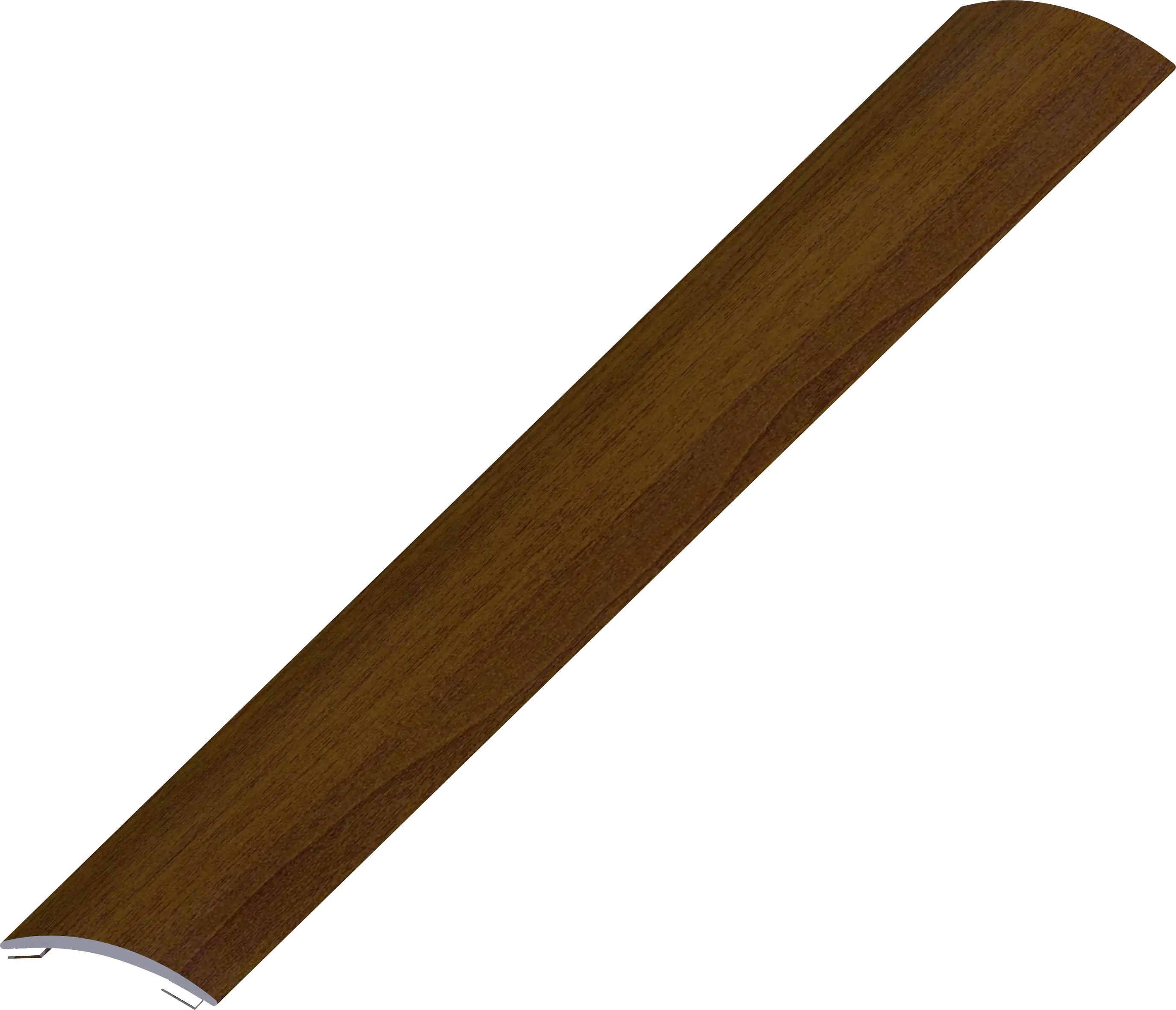 alfer Übergangsprofil 1 m, 30 x 5 mm Alu beschichtet sublimiert nussbaum