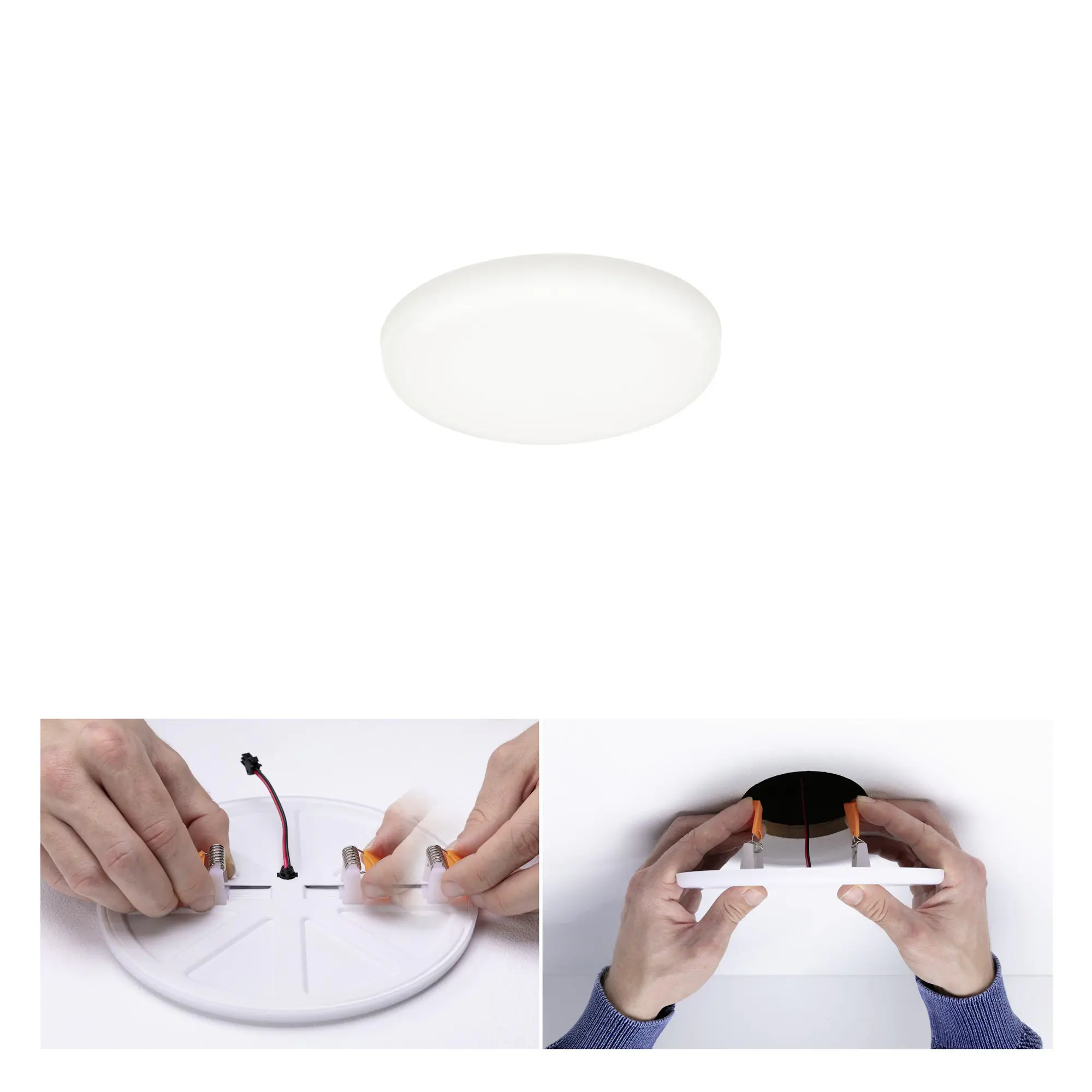 Paulmann Einbauleuchte LED Veluna Varifit rund Ø 7,5 cm 4,5 W satin