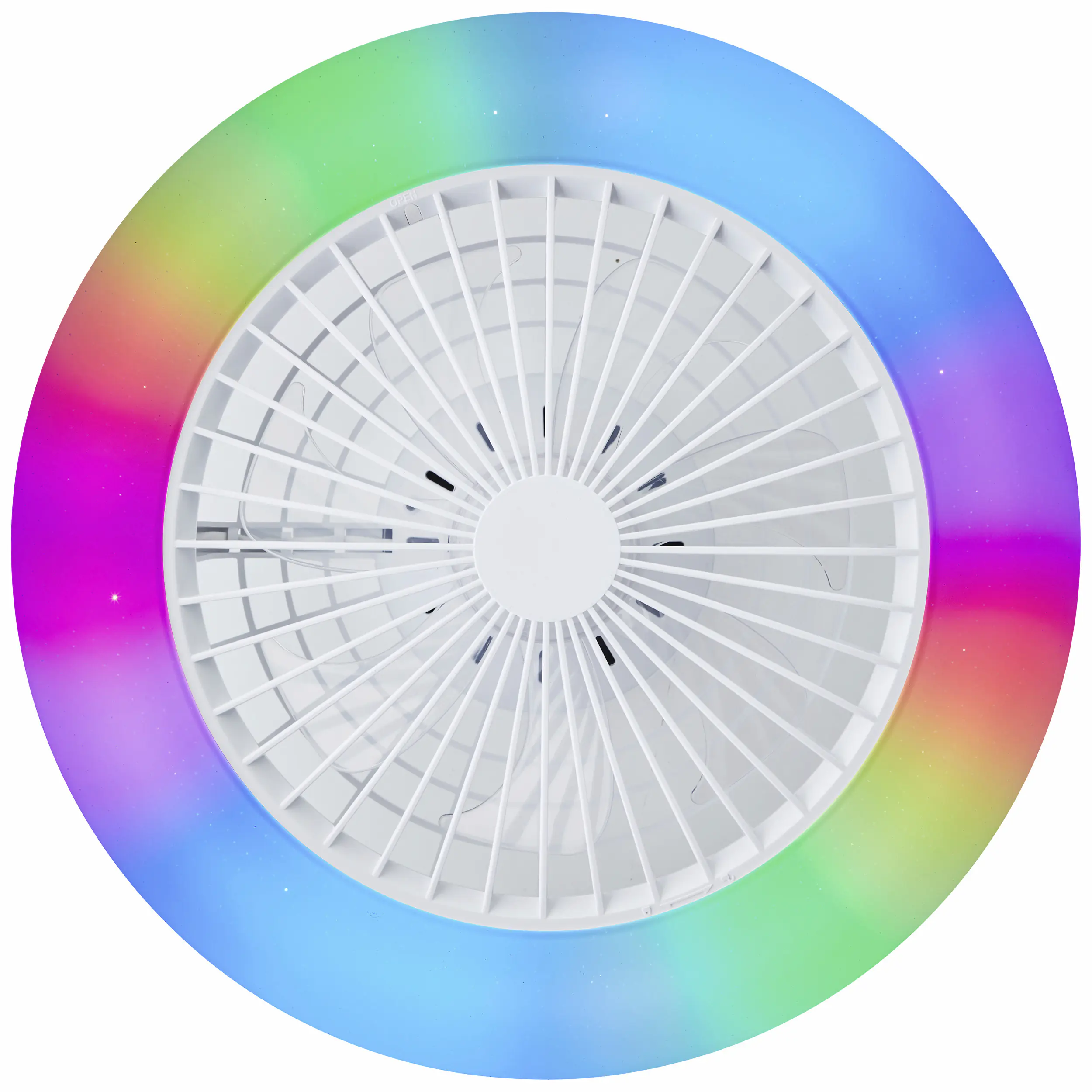 Brilliant LED Deckenleuchte mit Ventilator Salerno Ø 48,5 cm 40 W weiß 