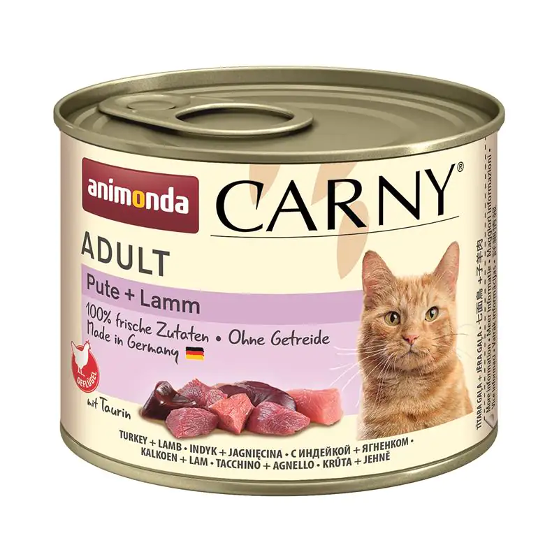 Animonda Carny Adult Katzennassfutter getreidefrei 200 g Pute & Lamm