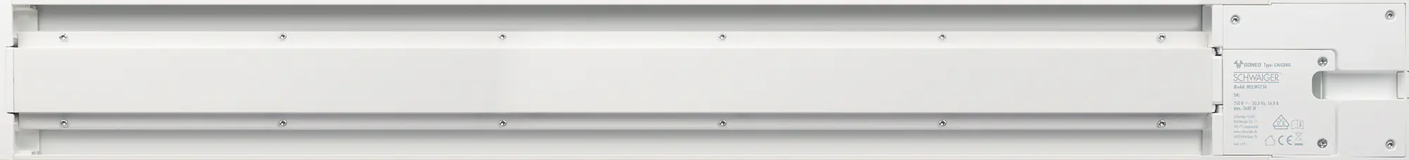 Schwaiger Modulare Stromleiste 75 cm max. 3680W weiß