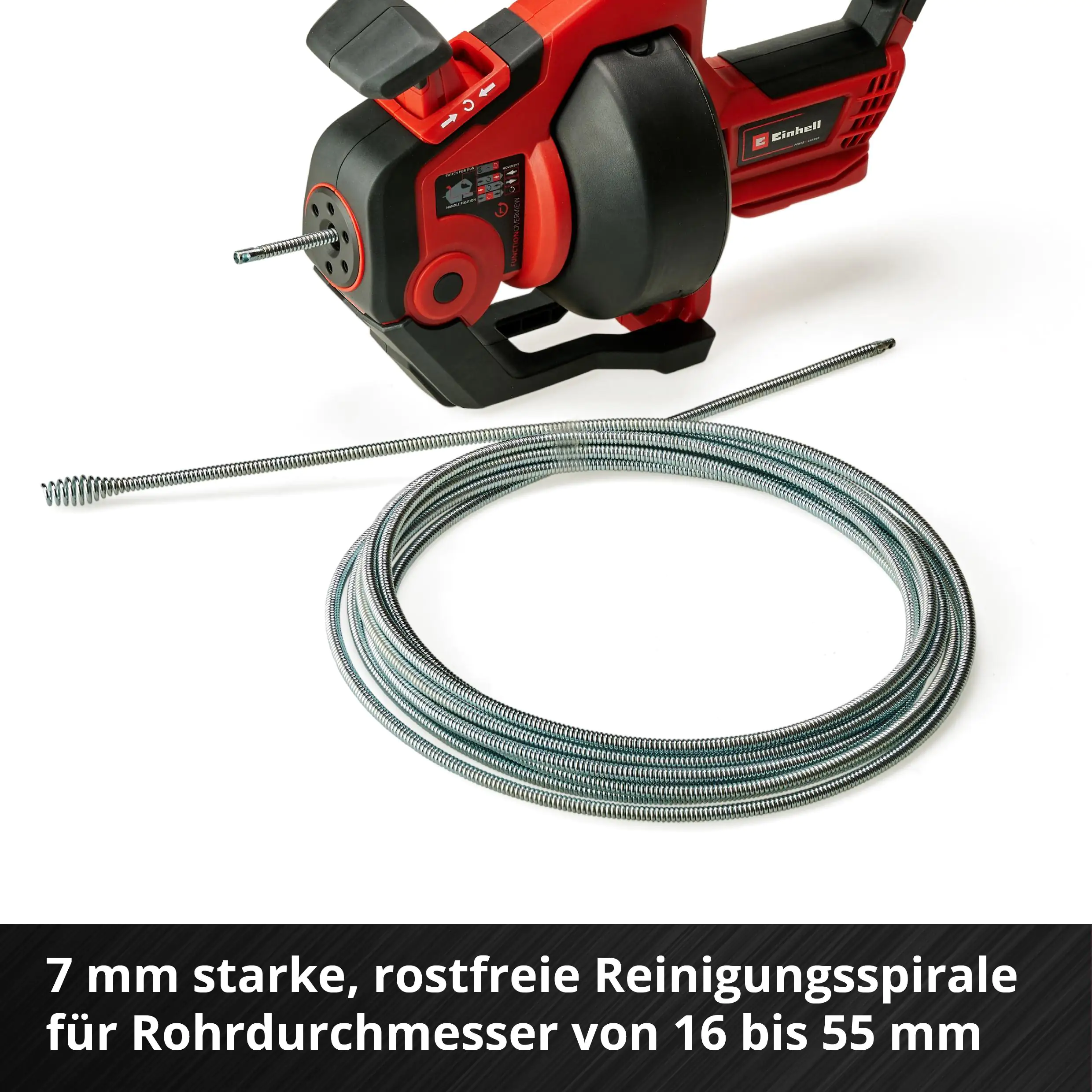 Einhell Akku-Rohrreiniger TE-DA 18/760 Li Solo 18 V