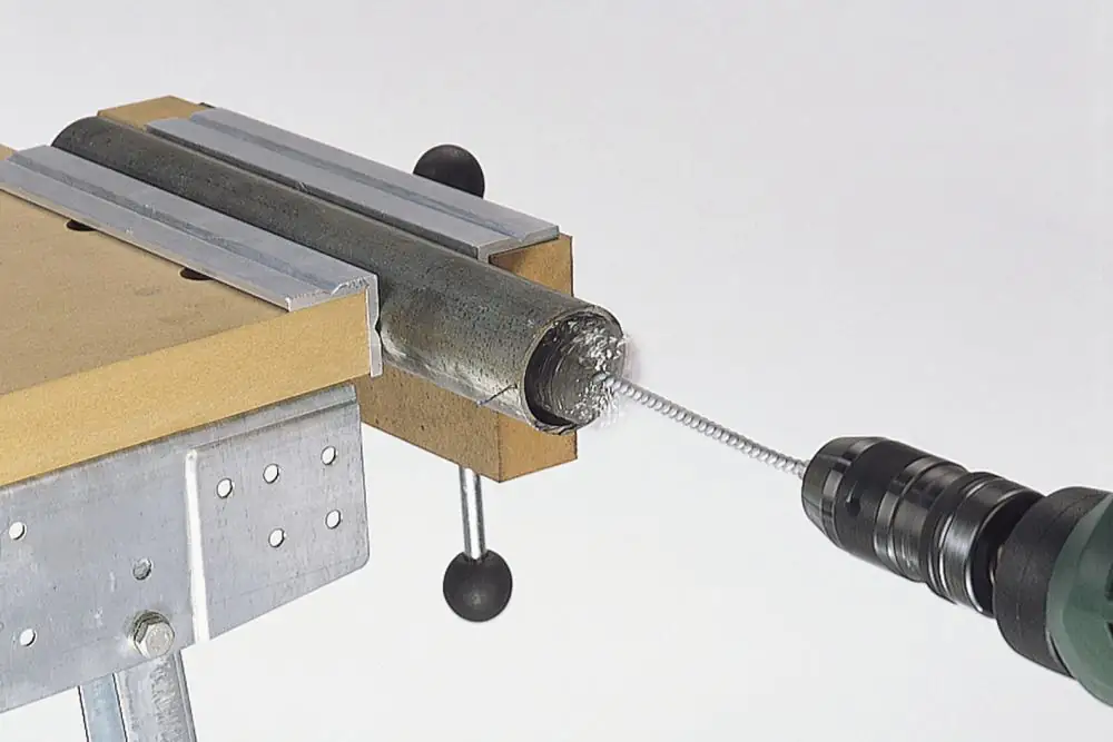 Wolfcraft Drahtbürsten-Set 6 mm 4-teilig