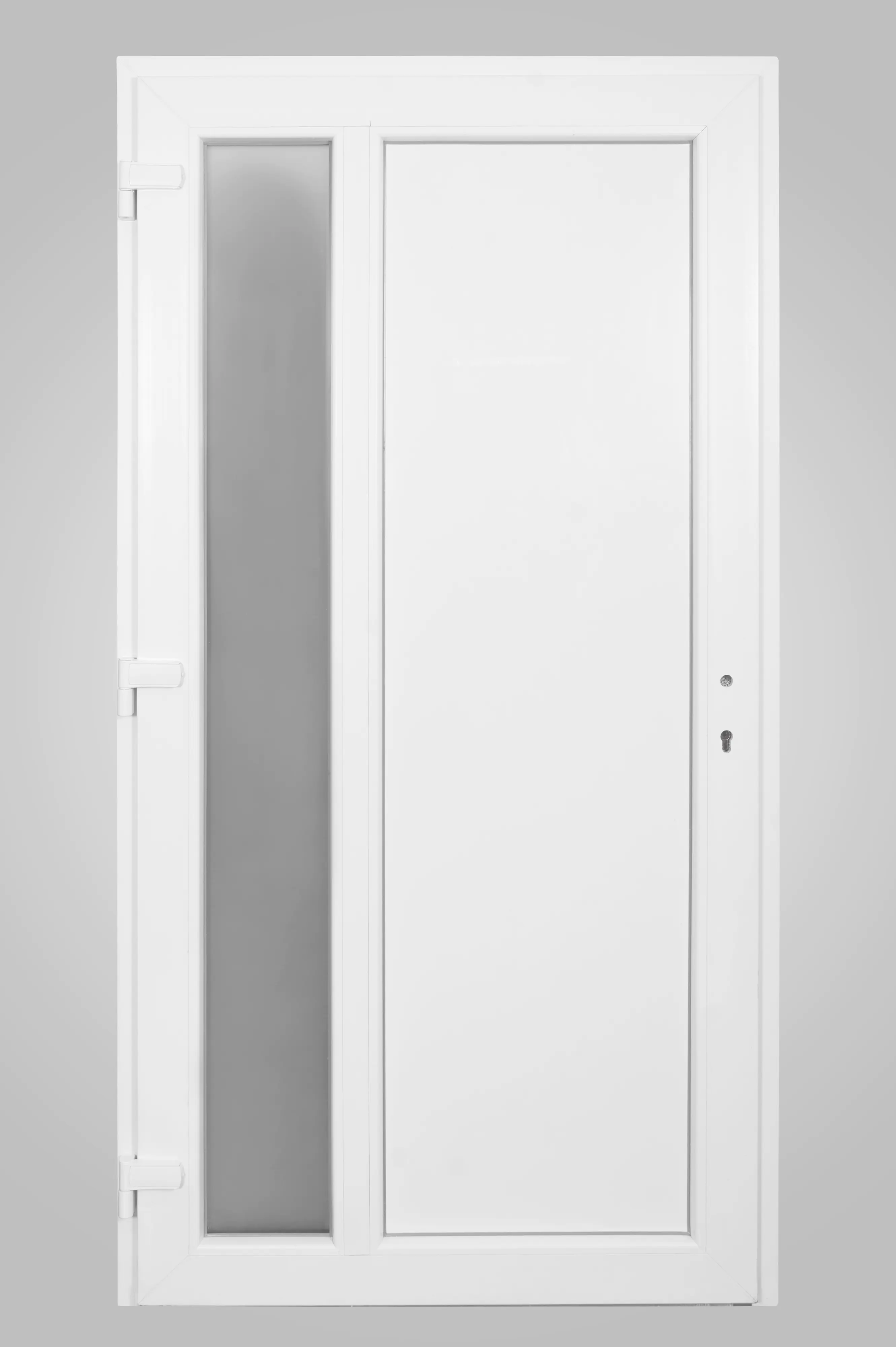 Panto Haustür Modell K011 DIN links weiß/anthrazit 100 x 200 cm