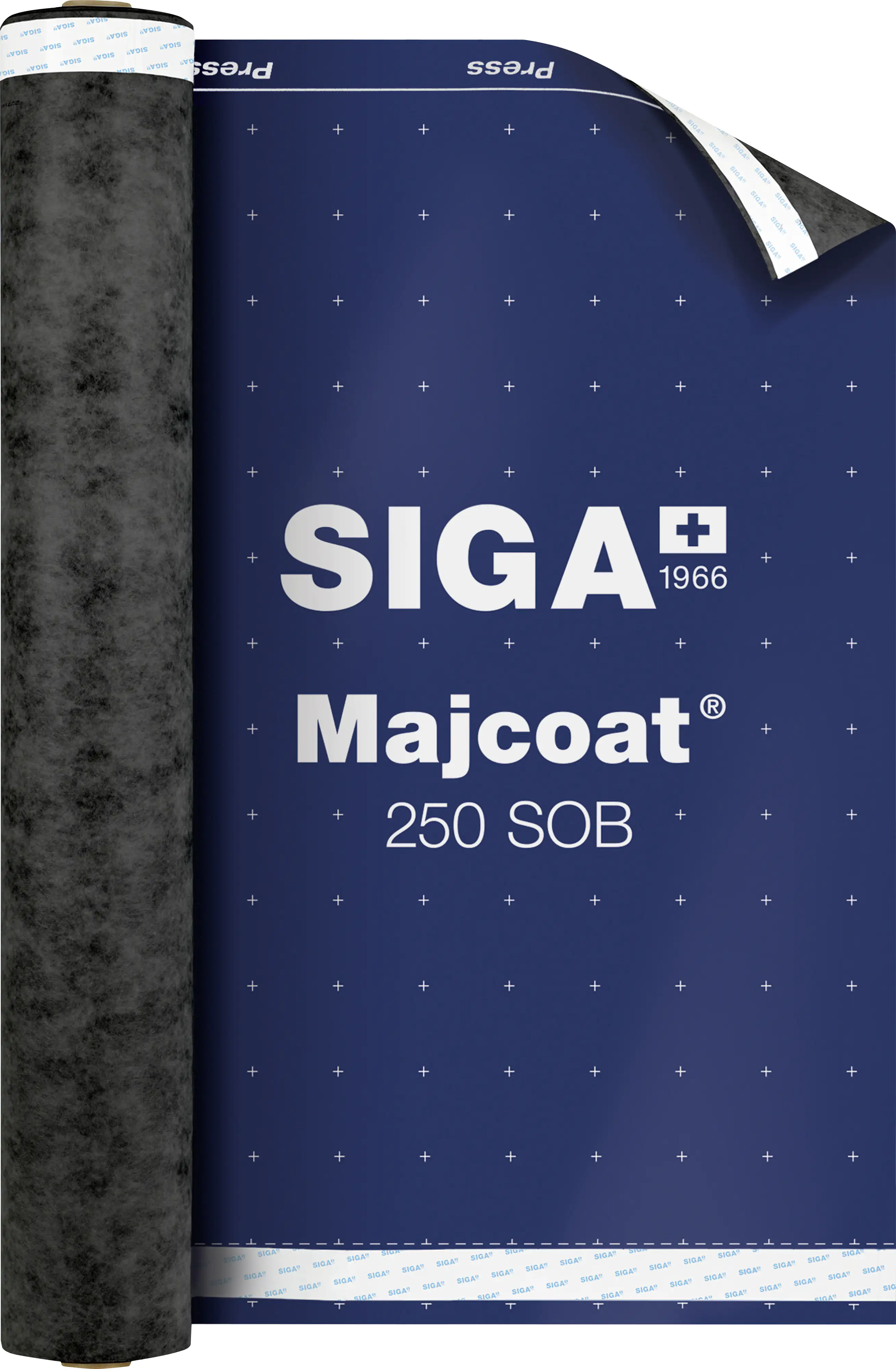 Siga Unterdeckbahn Majcoat 250 SOB 50 x 1,5 m = 75 m² schwarz