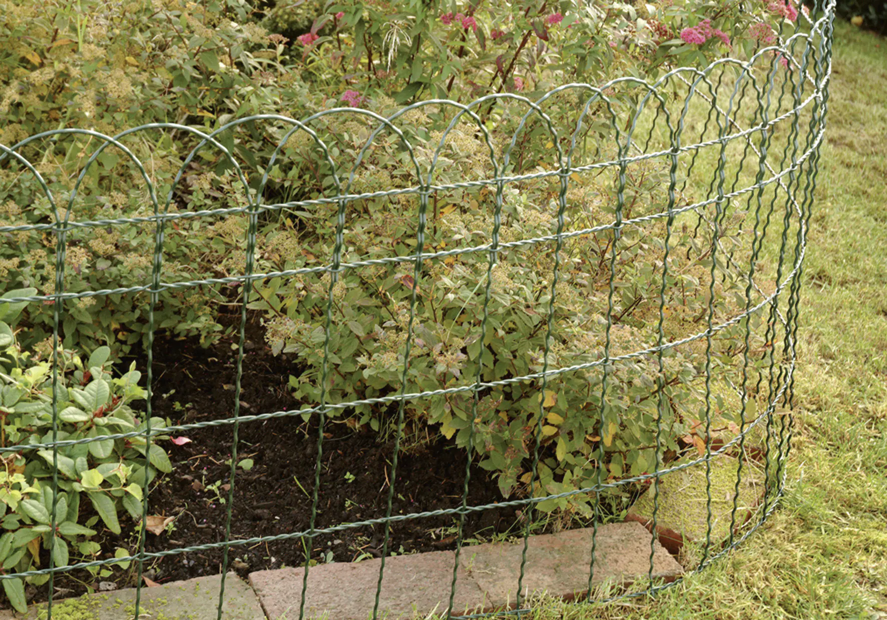 Floraworld Geflechtzaun Carta 25 m x 90 cm moosgrün