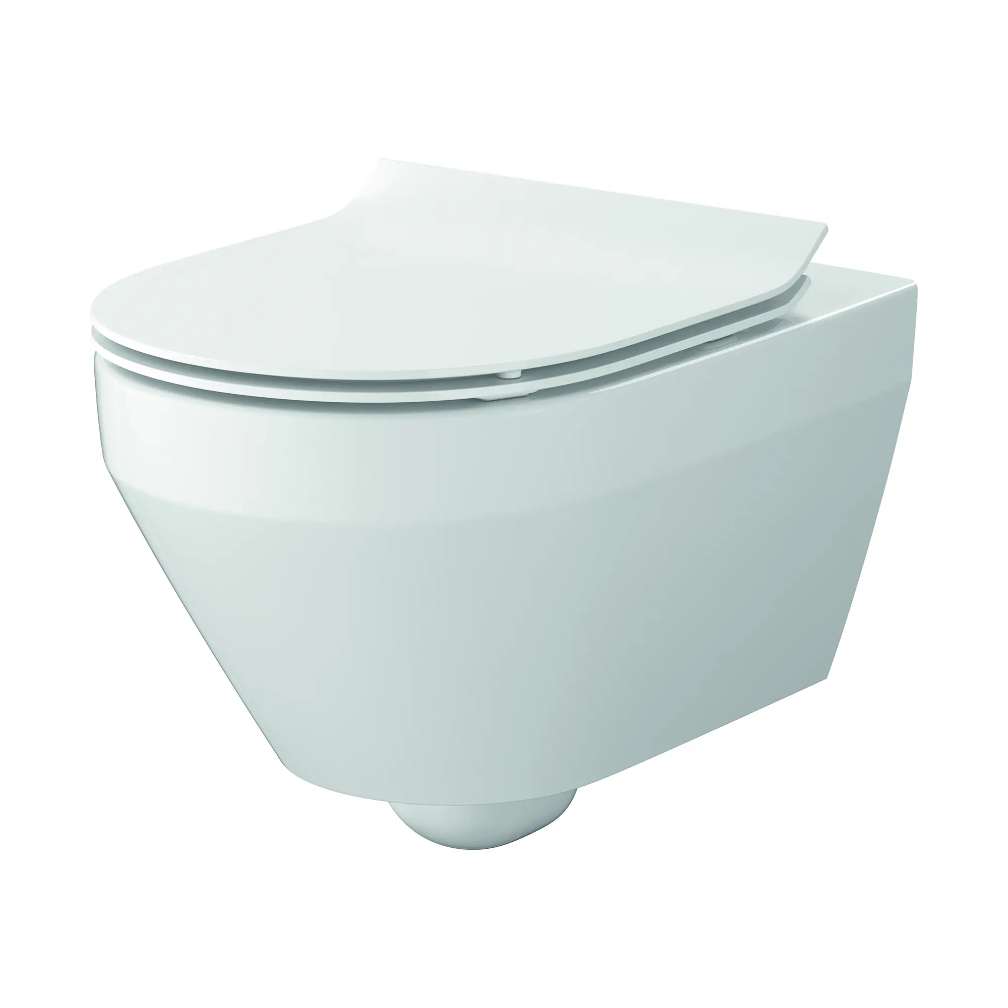 Meissen Wand WC spülrandlos Crea Pro Tiefspüler weiß inkl. WC-Sitz 