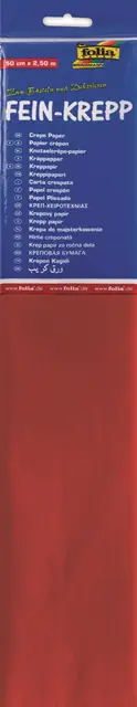 Glorex Krepp-Papier 32 g/m² feuerrot