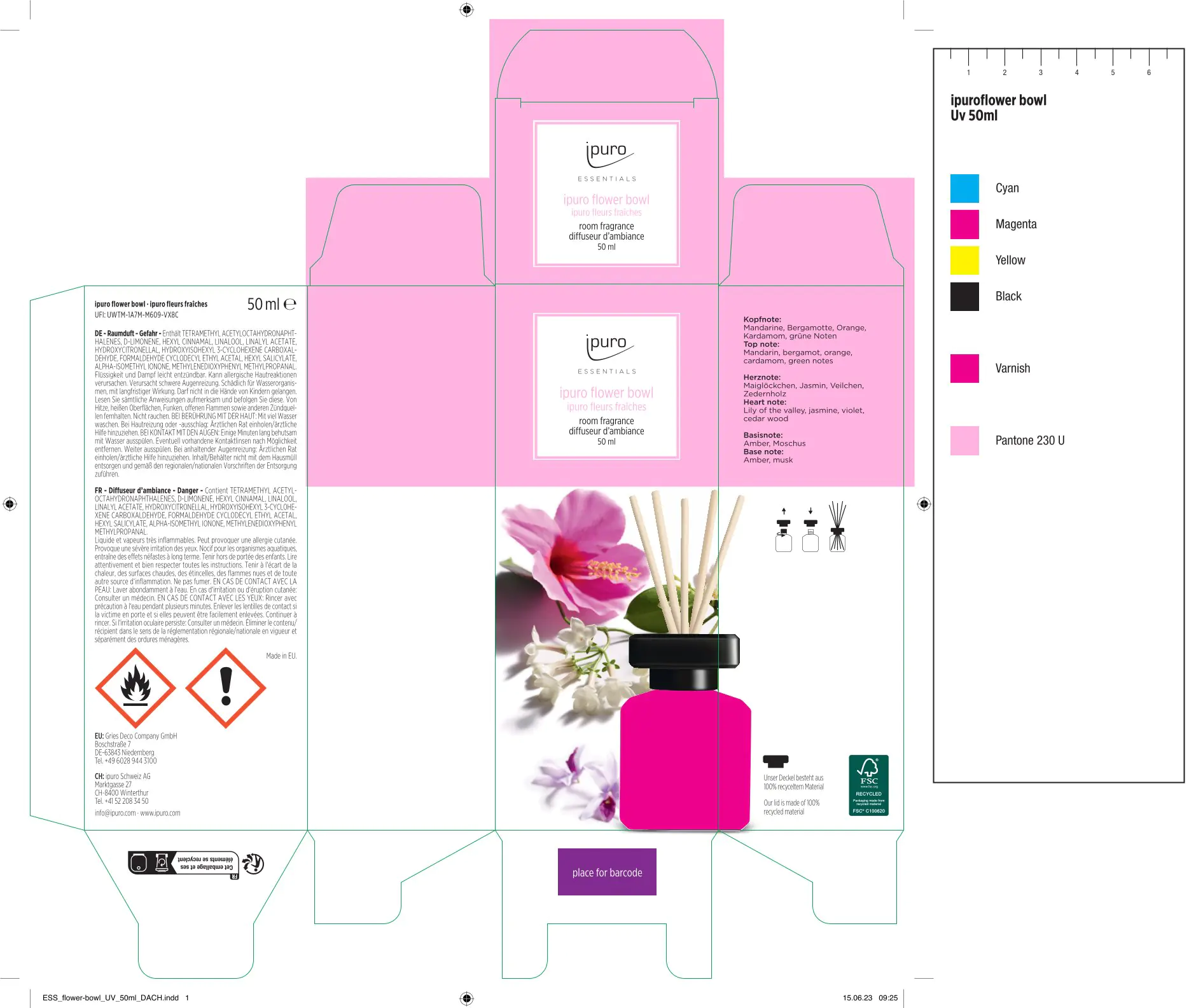 ipuro Raumduft Essentials Flower Bowl 50 ml