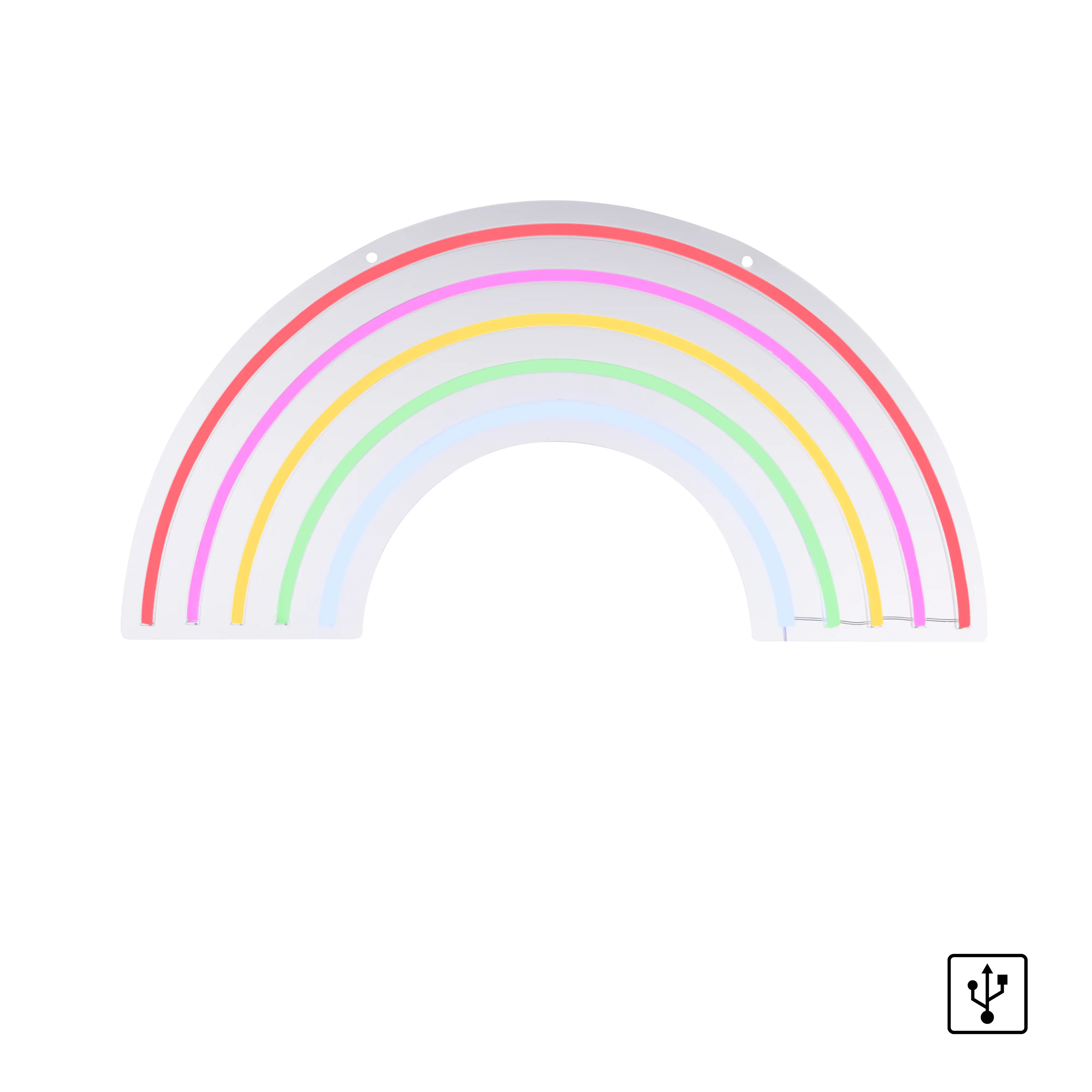 Just light LED Dekoleuchte Rainbow 63 x 1,5 x 32 cm