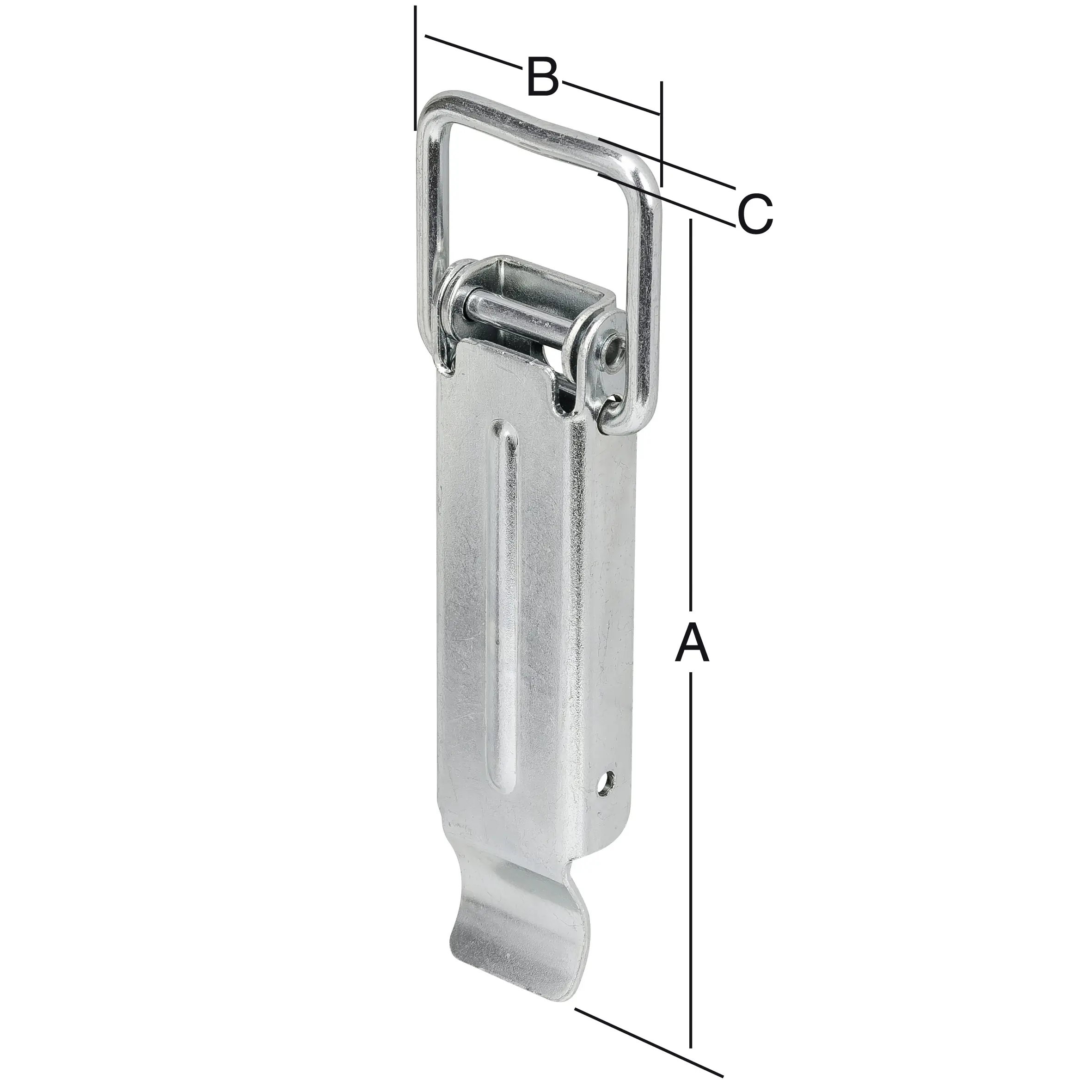 Vormann Spannverschlüsse verzinkt 70 x 31 x Ø 4.0 mm