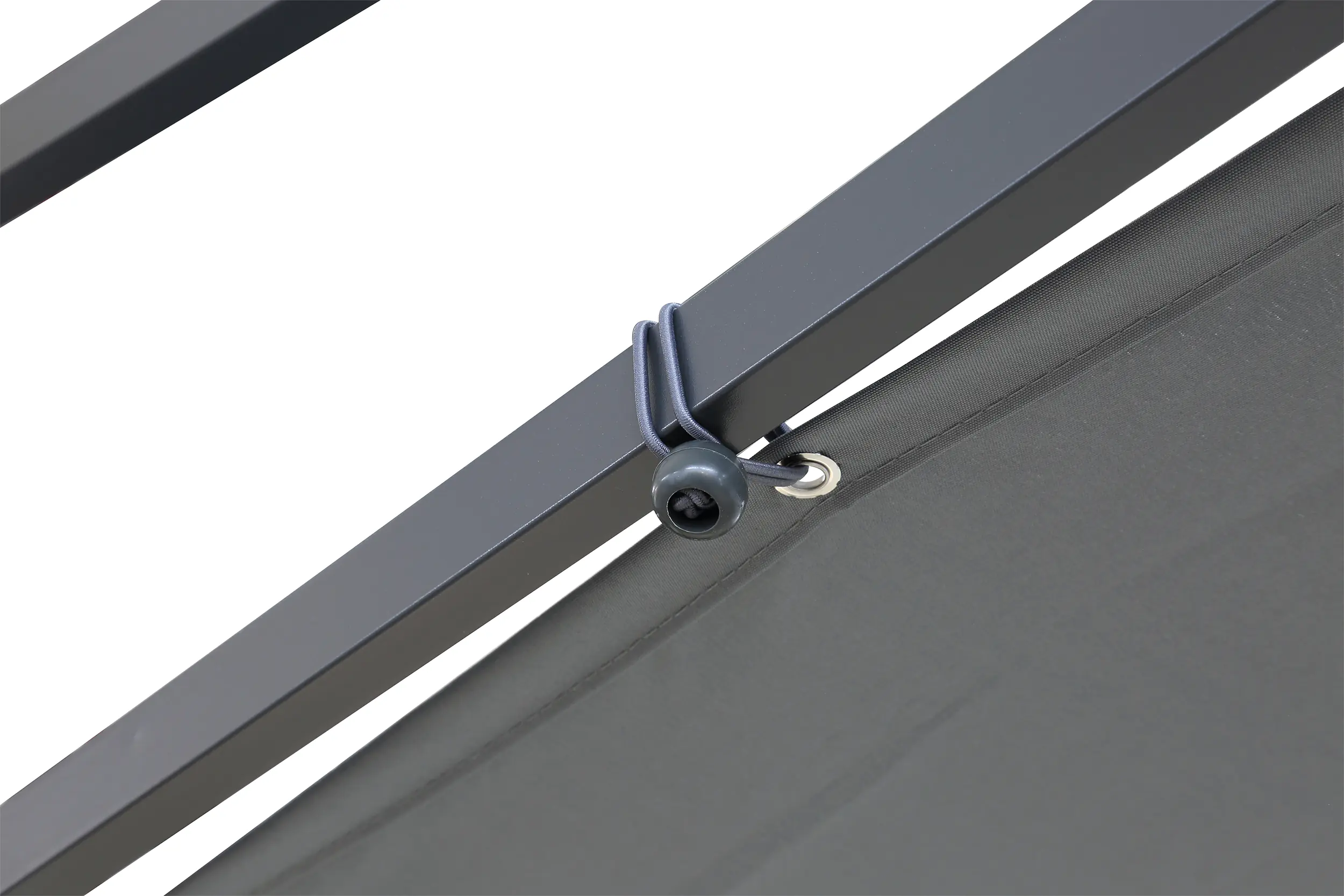 Tepro Sonnensegel mit Gestell Austin rechteckig 280 x 280 cm anthrazit