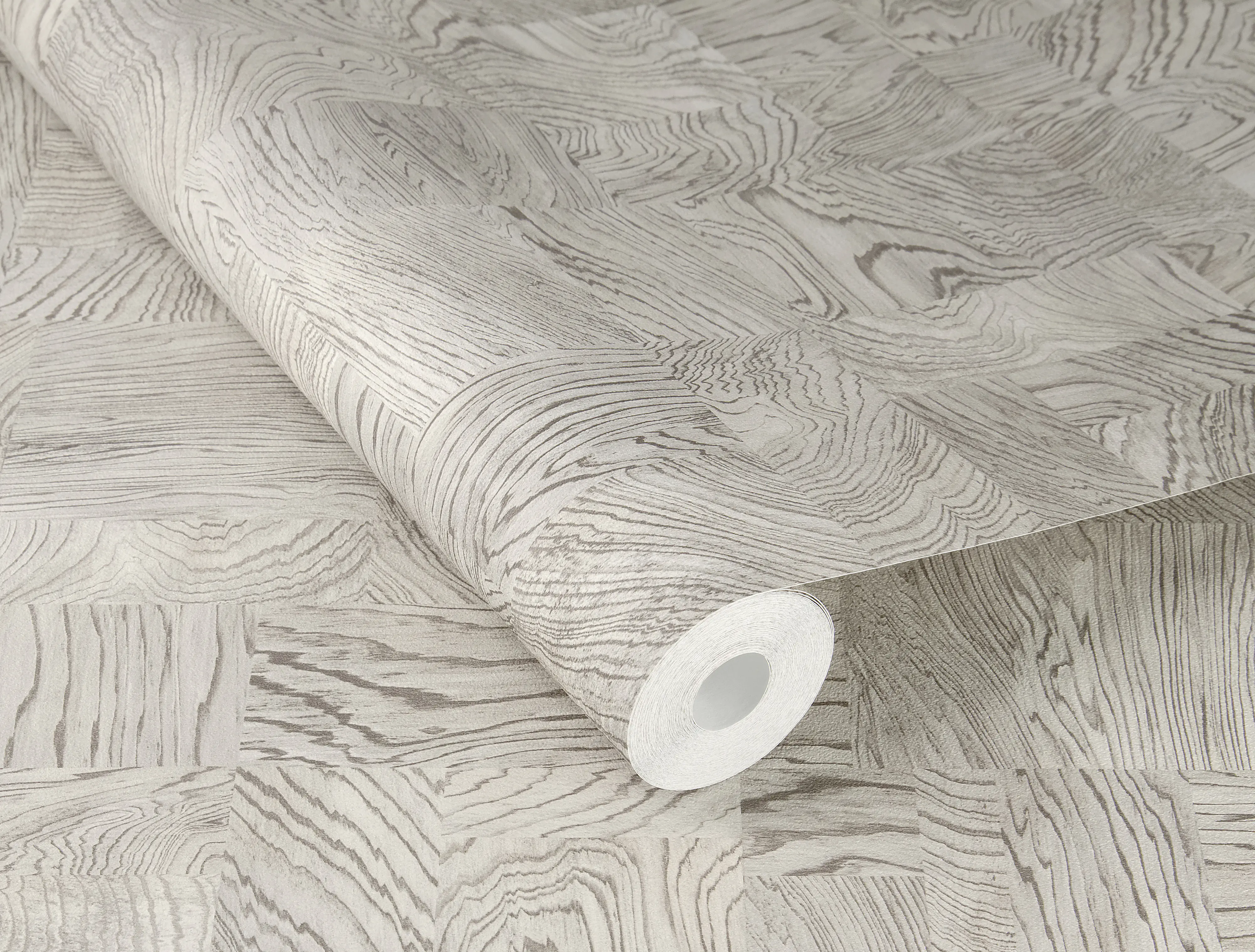 Rasch Vliestapete 751642 Grau-Hellgrau Muster & Motive 10,05 m x 0,53 m