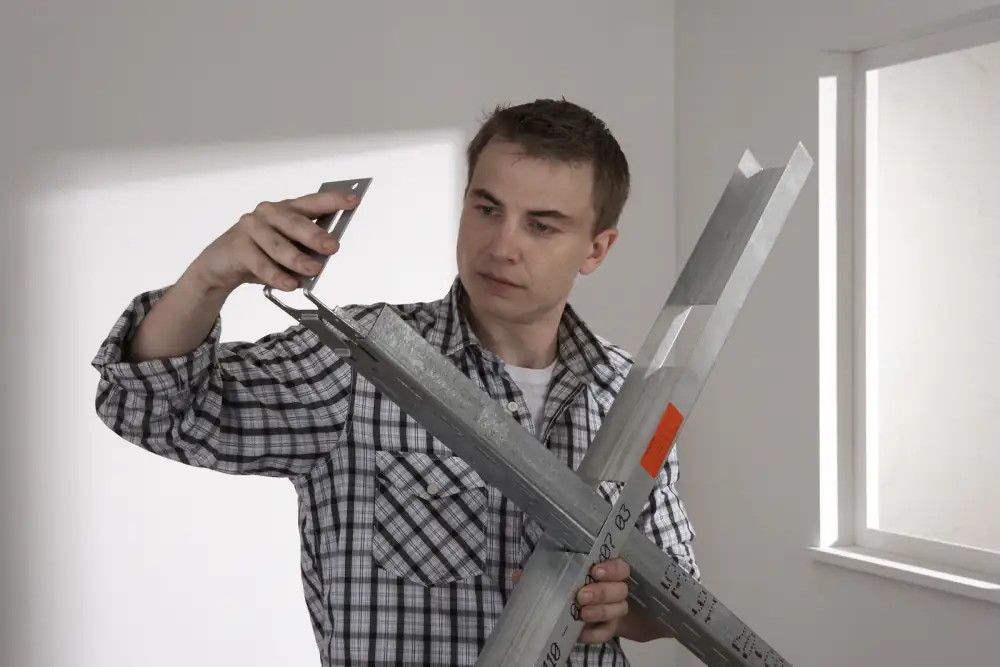 Knauf Türpfostensteckwinkel 75 mm für CW-/UA-Profilen 4 Stück