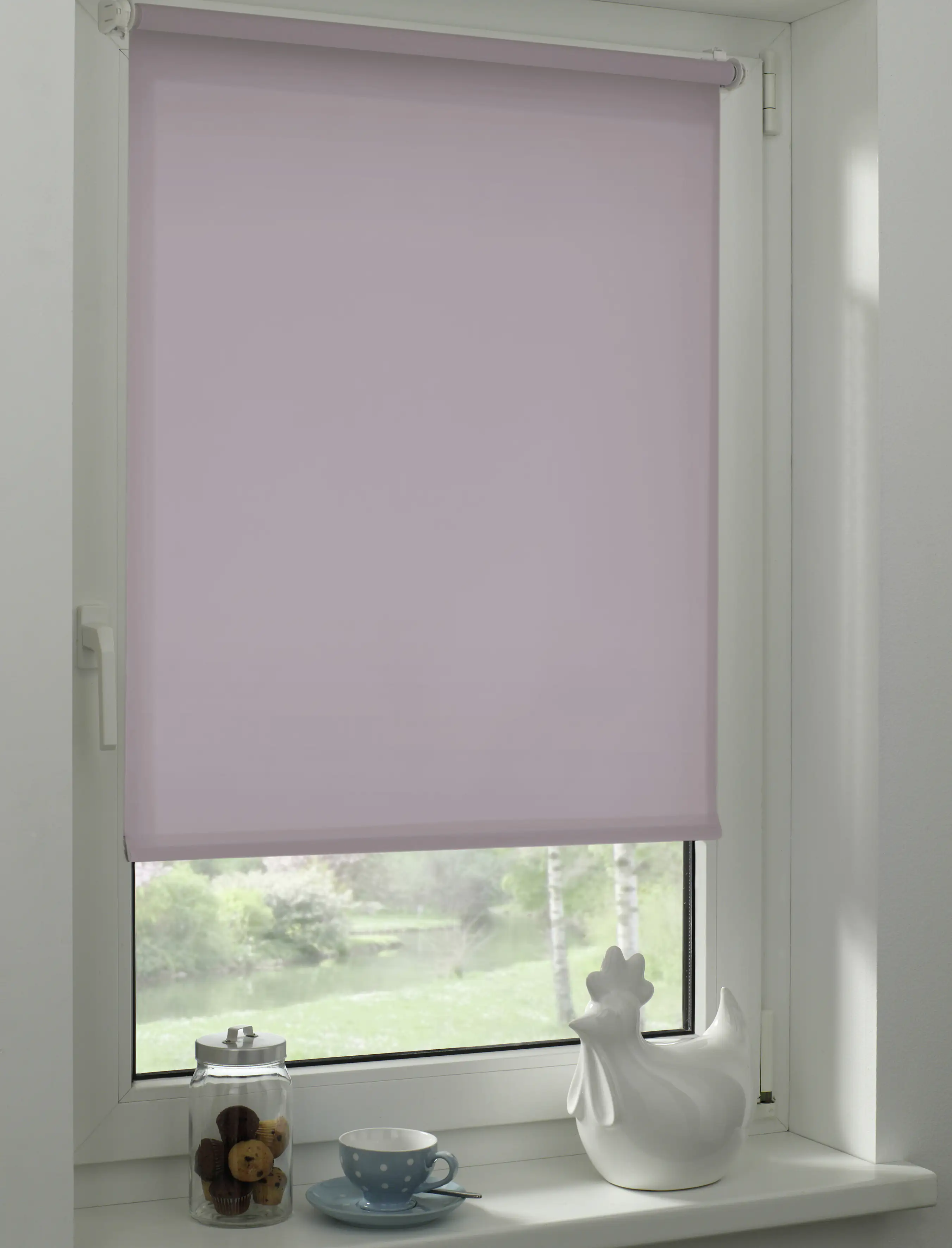 Gardinia EasyFix Rollo perlrosa 60 x 150 cm