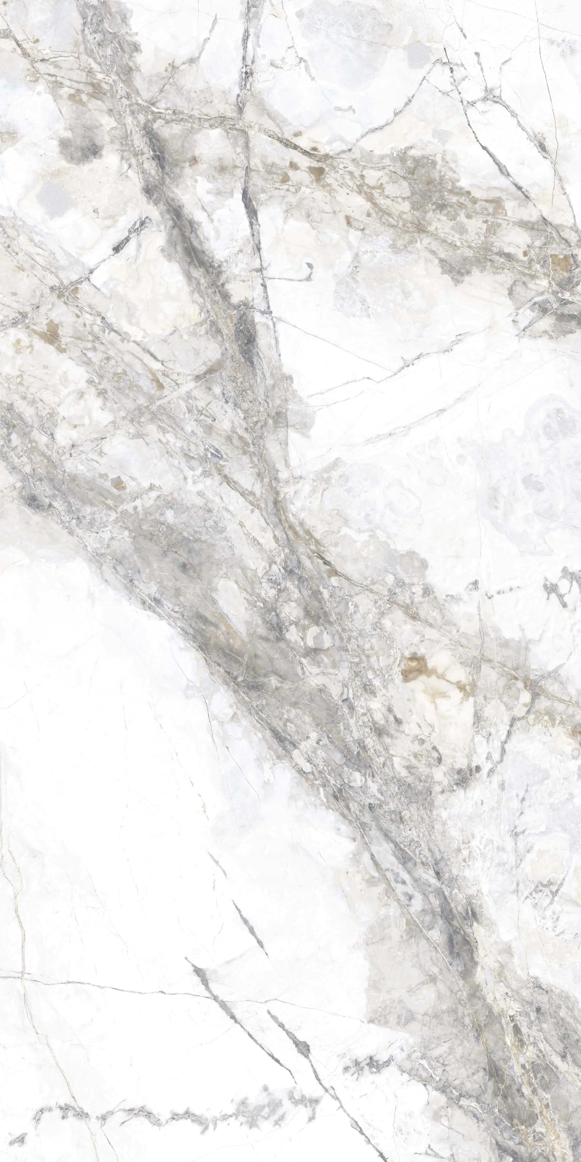 Bodenfliese Feinsteinzeug Caldera 60 x 120 cm silver