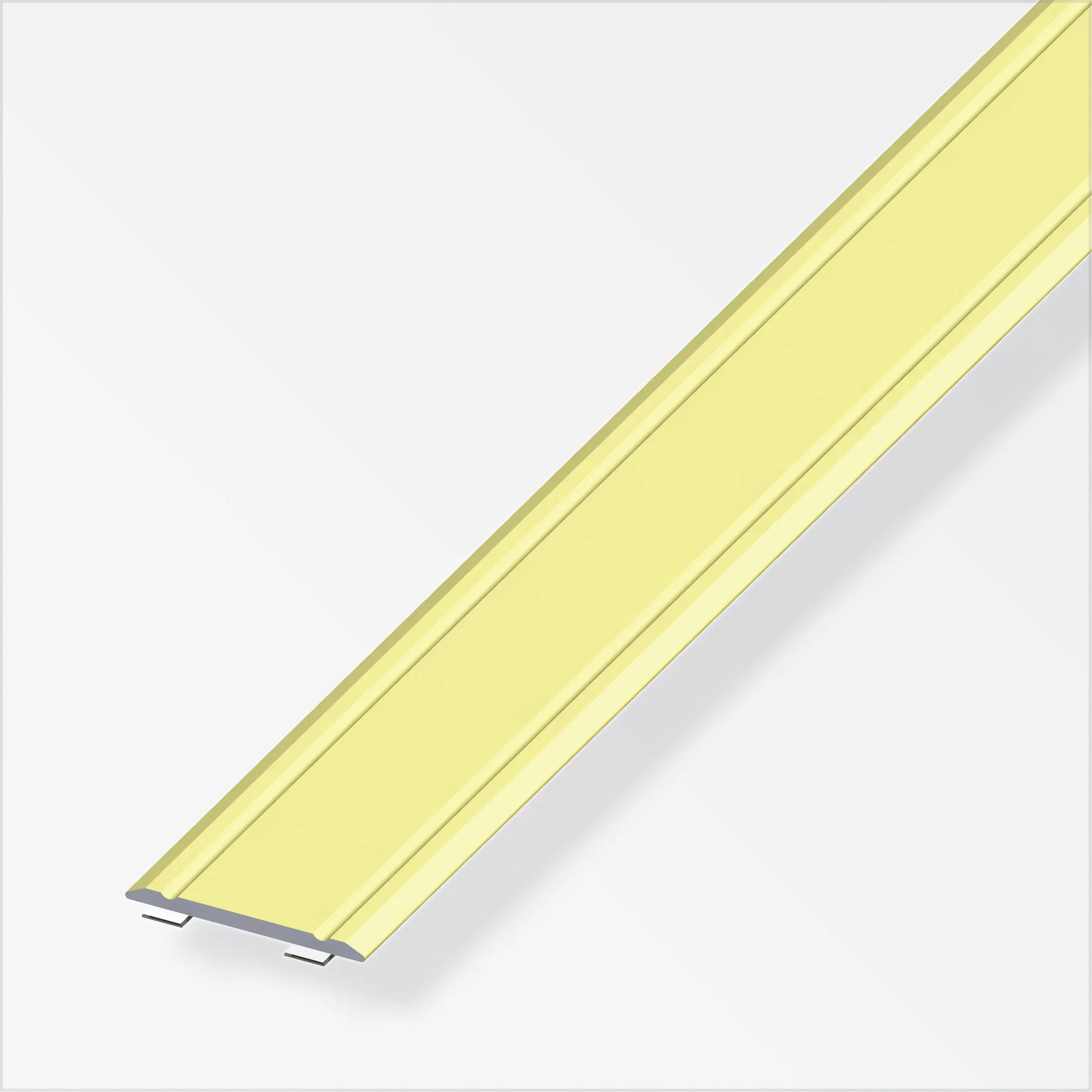 alfer Übergangsprofil 2 m, 30 x 2 mm Aluminium eloxiert messing
