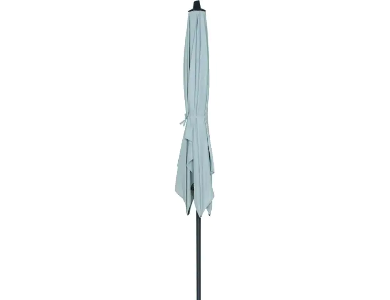 Siena Garden Mittelstockschirm Avio grau 250 x 200 cm