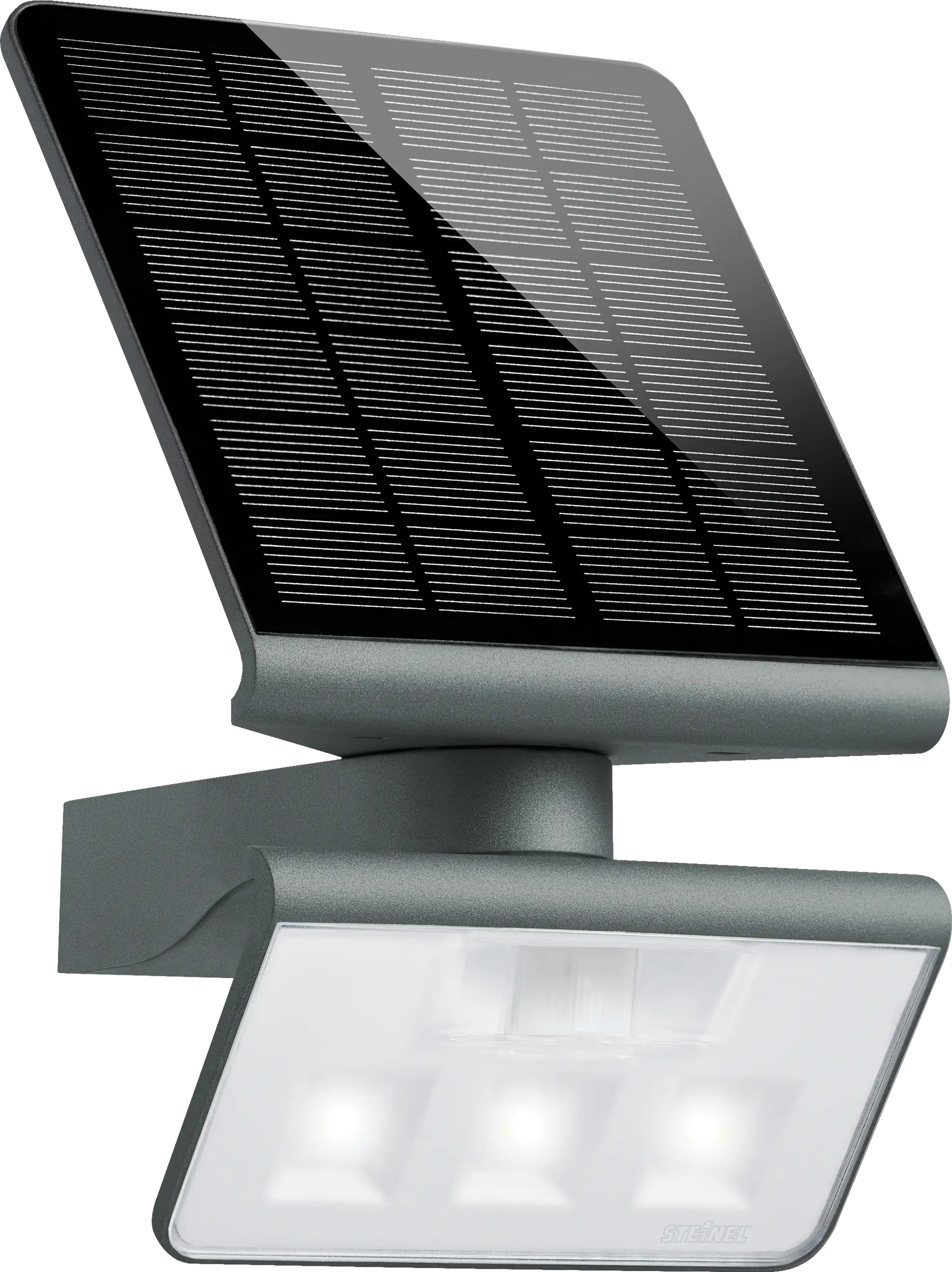 Steinel Solar Außenleuchte XSolar L-S ONE anthrazit mit Bewegungsmelder 
