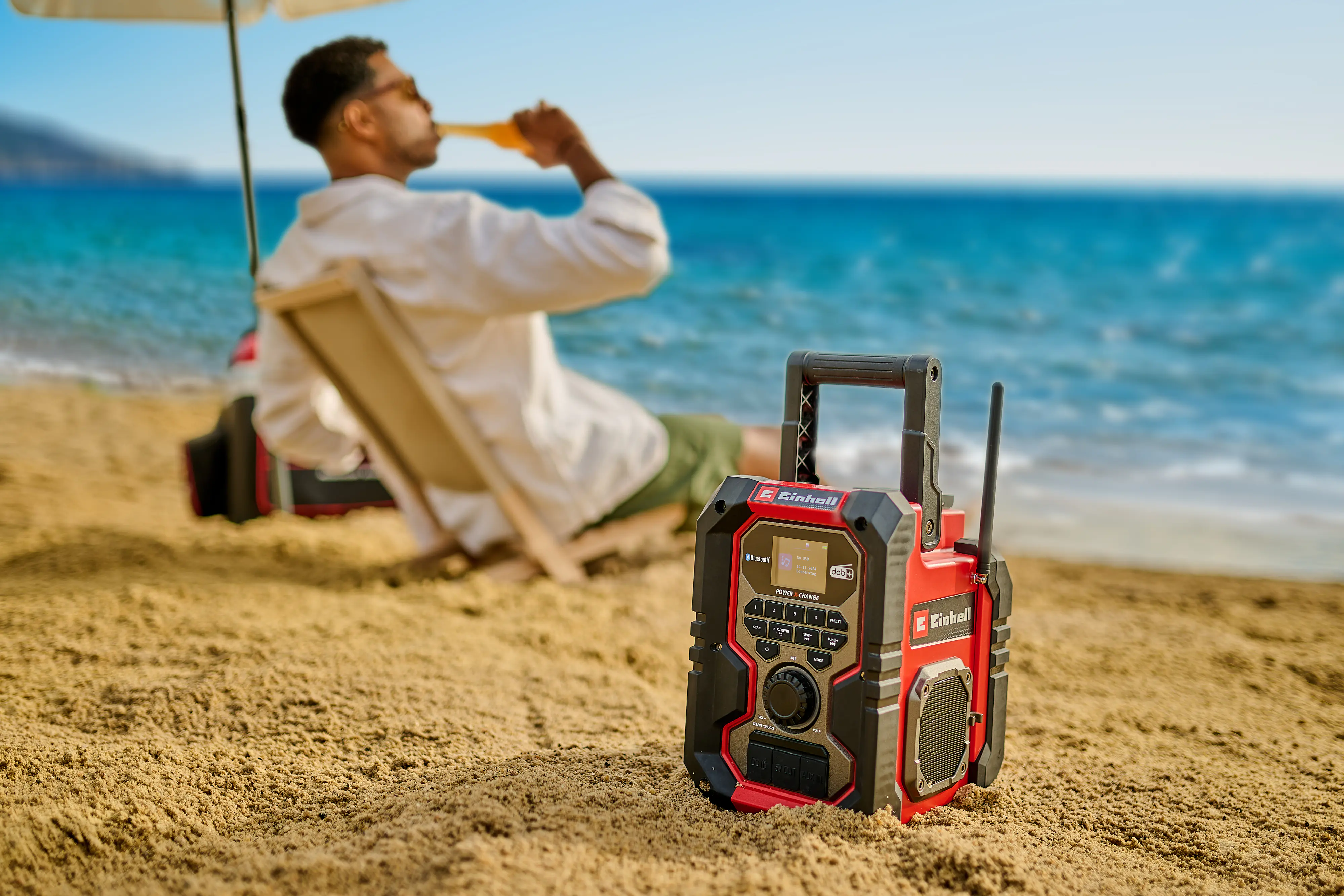 Einhell Expert Baustellenradio Akku-Radio TE-CR 18 Li DAB+/FM/BT Solo