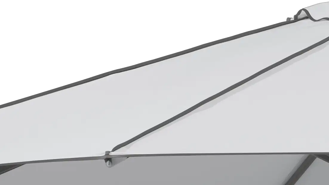 Schneider Sonnenschirm Adria silbergrau, ca. 300 cm Ø