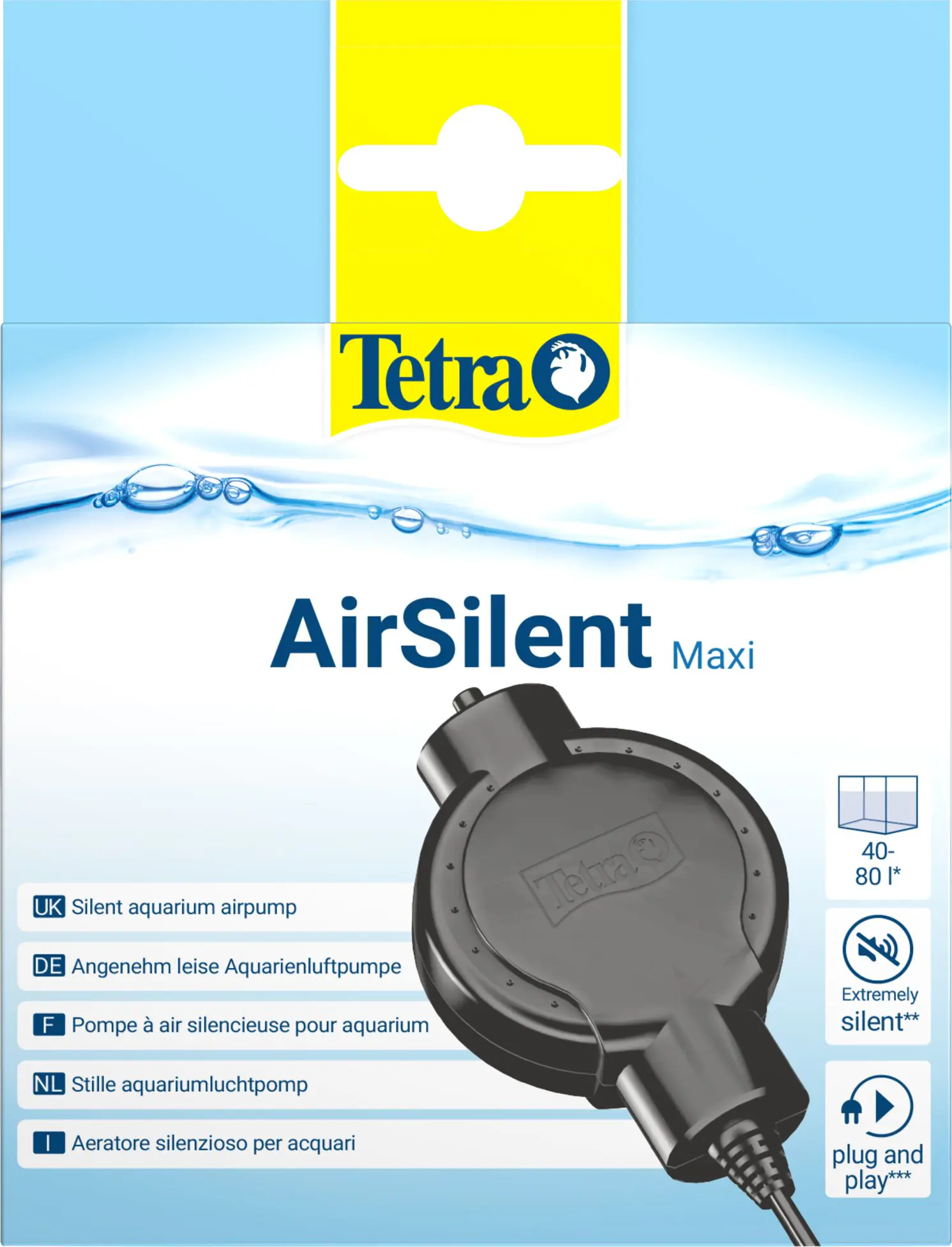 Tetra Aquariumluftpumpe AirSilent Maxi 