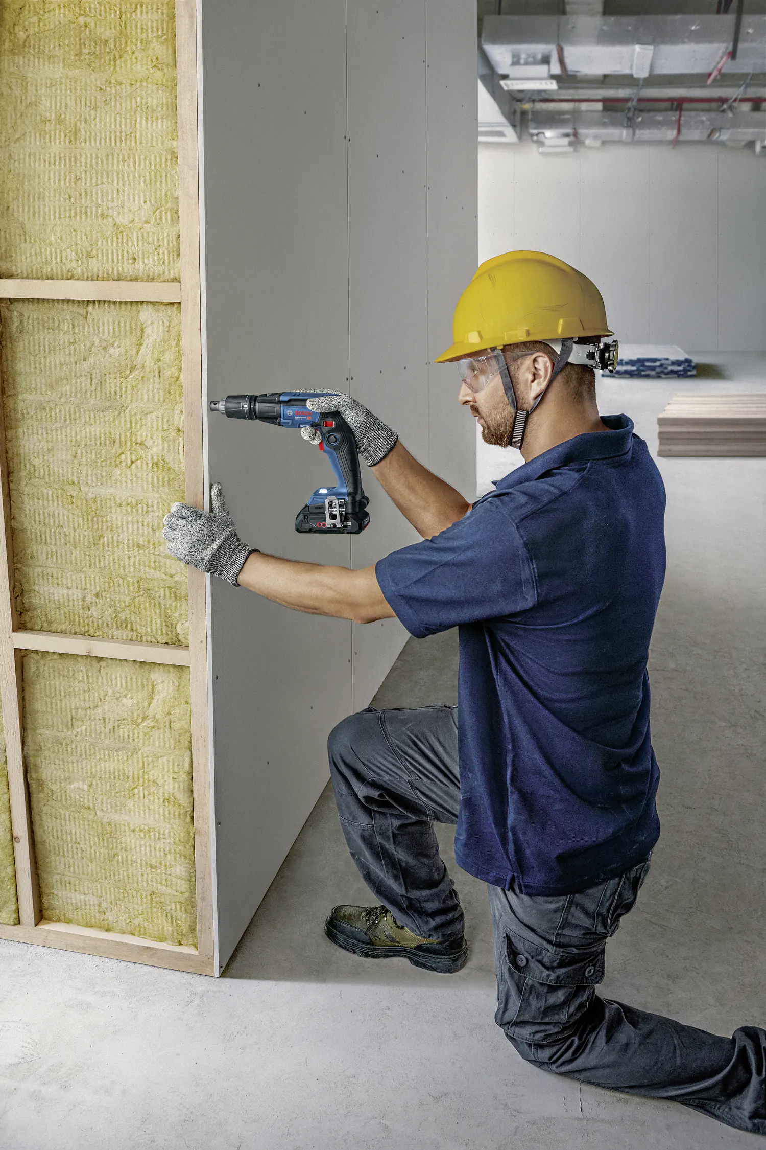 Bosch Professional Akku-Trockenbauschrauber GTB 18V-45 Solo L-Boxx